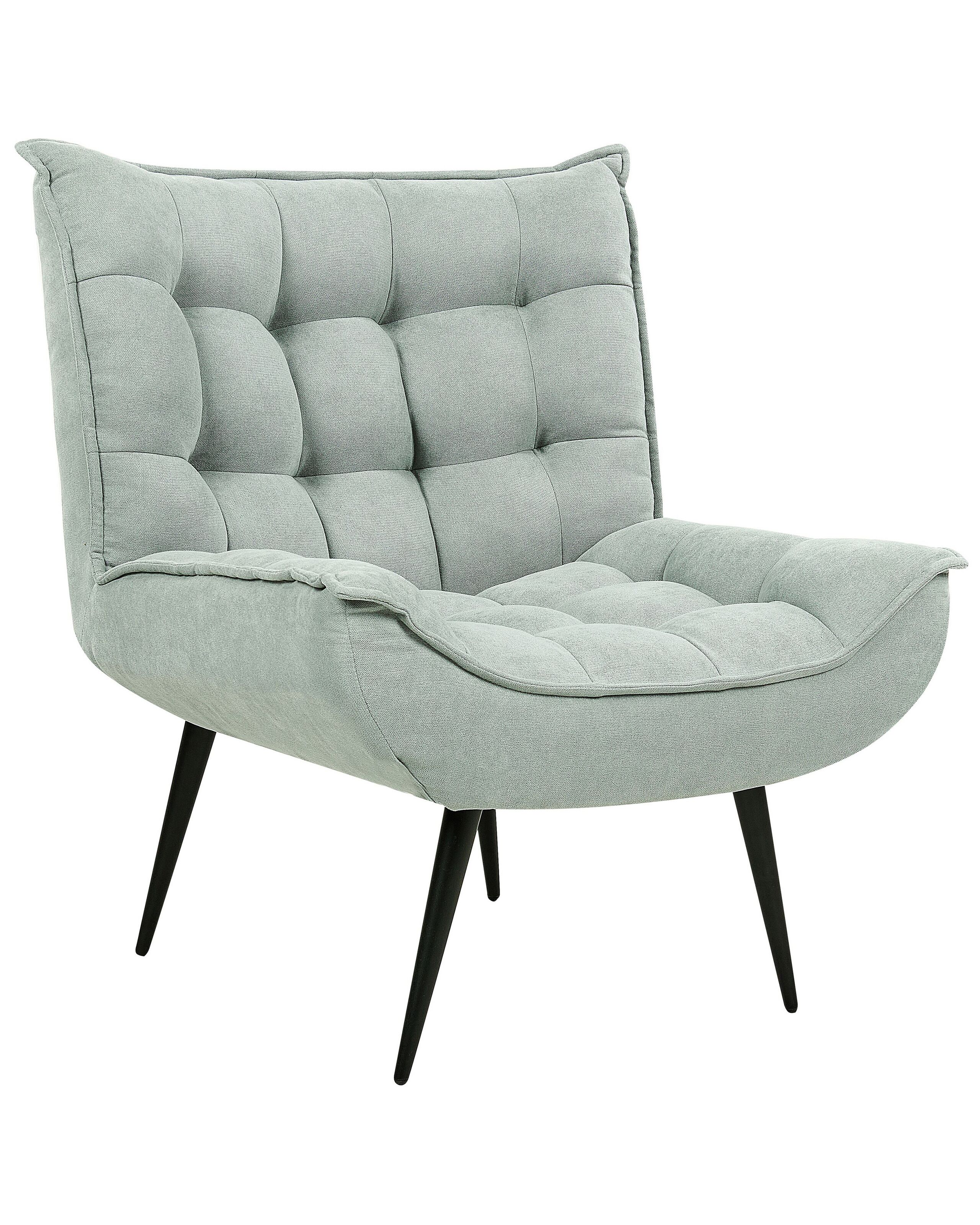 Fabric Armchair Mint Green ALVESTA - Gemini Interiors