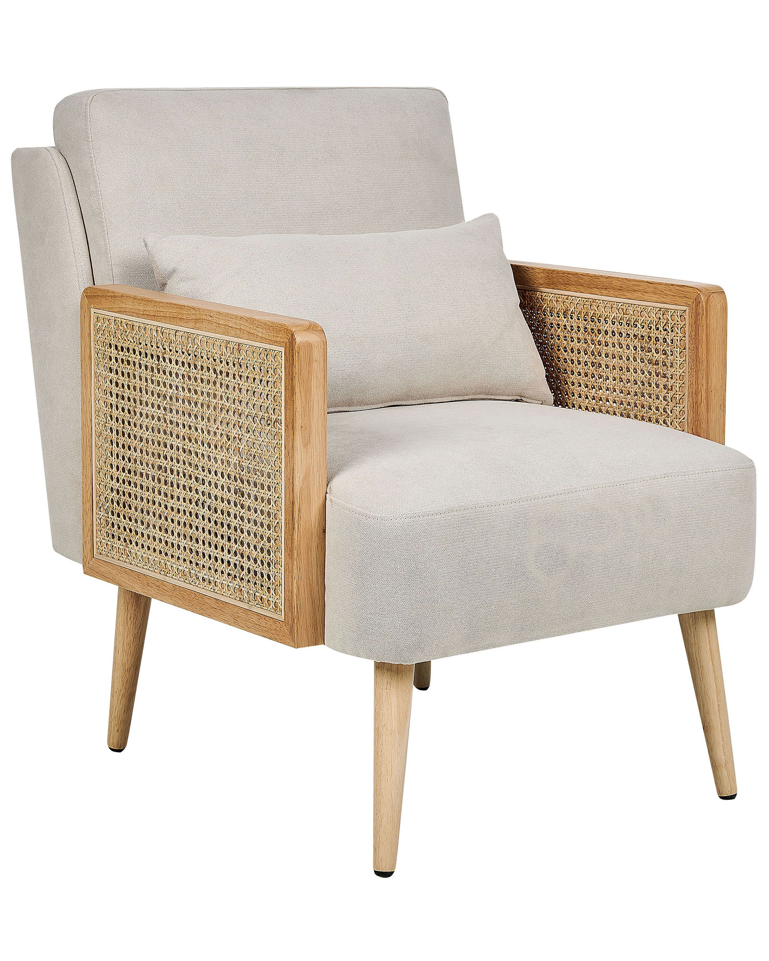 Fabric Armchair Light Beige ORUM - Gemini Interiors