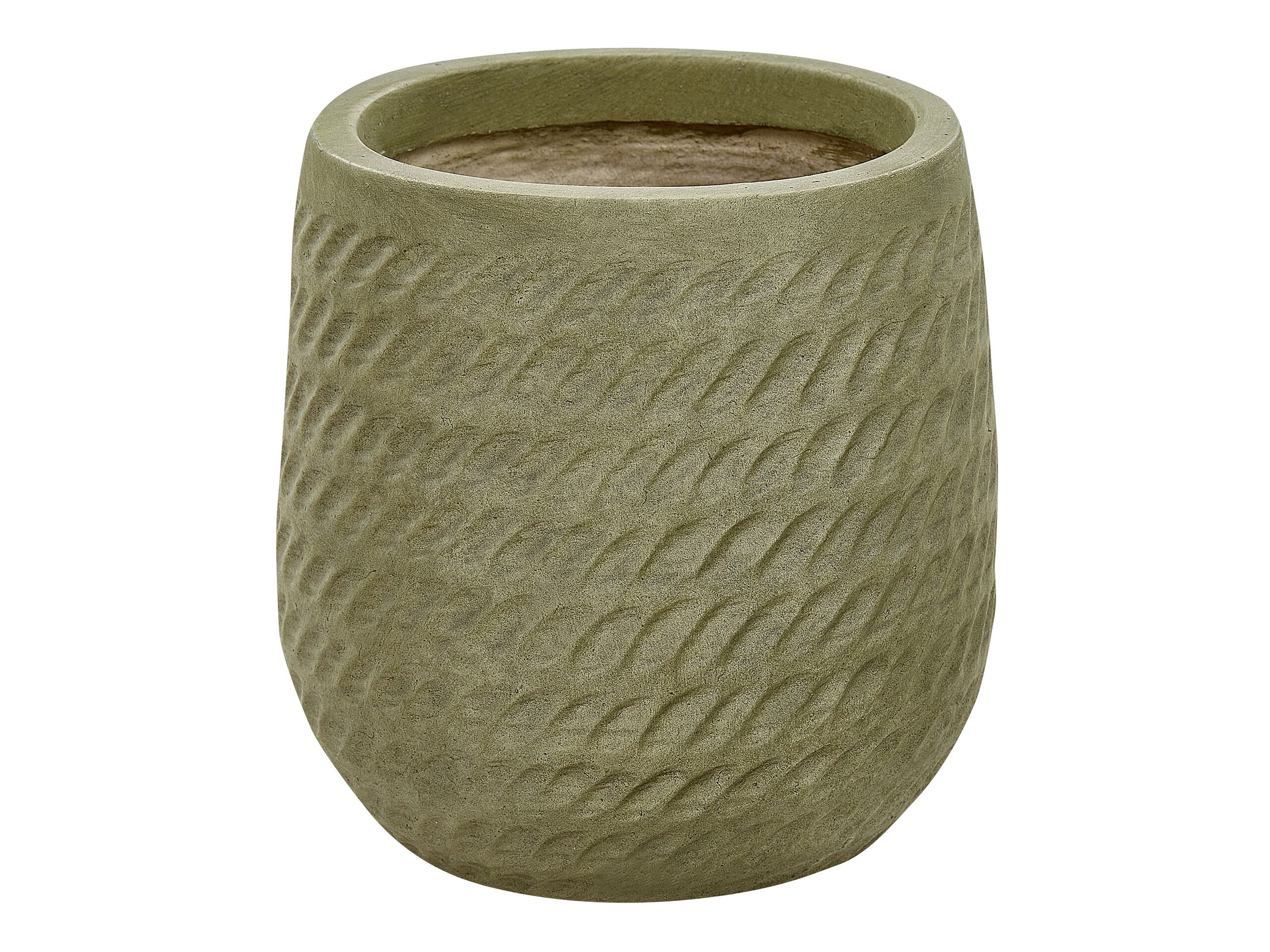 Plant Pot âŒ€ 19 cm Green LIVADIA - Gemini Interiors
