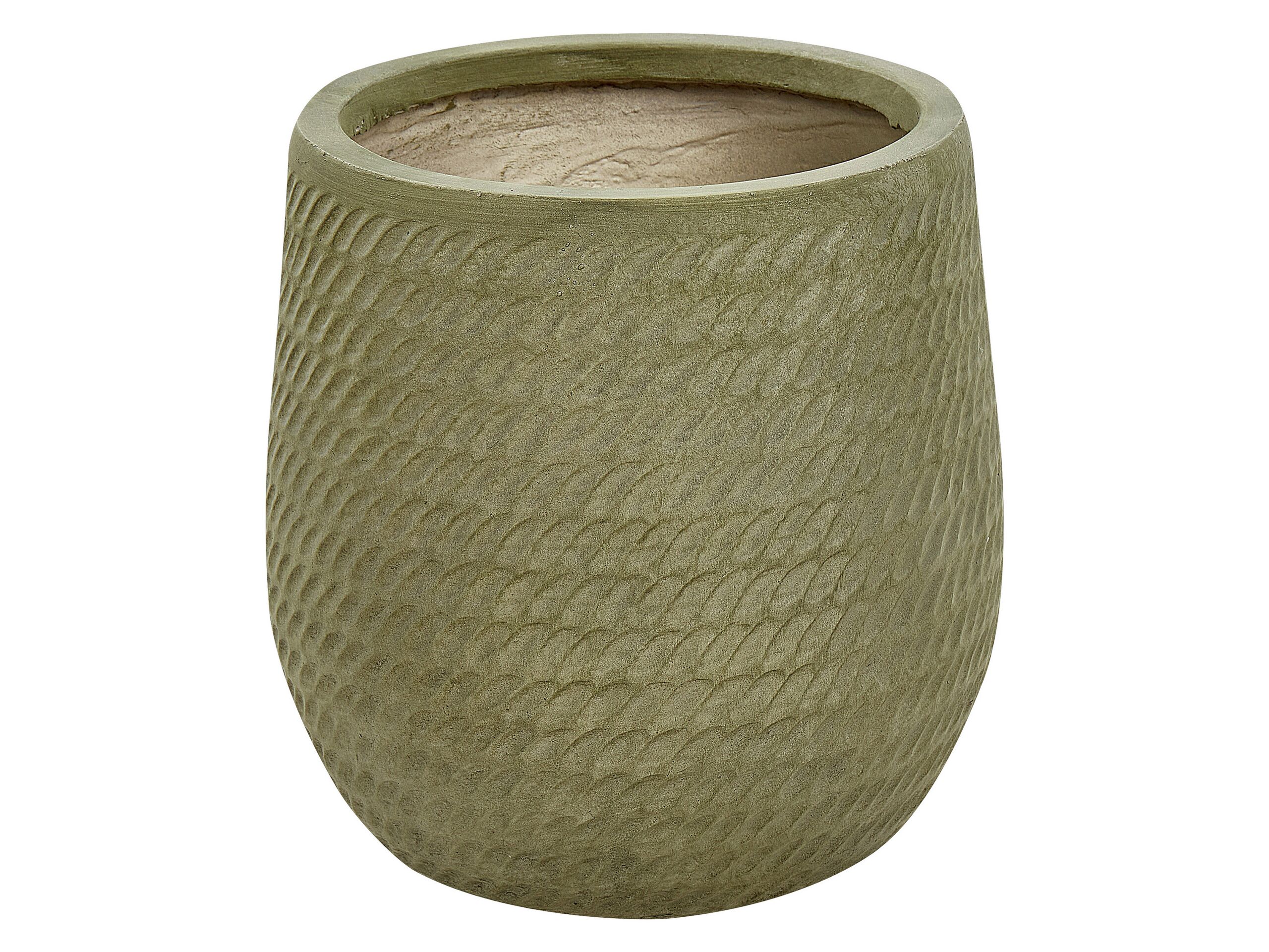 Plant Pot âŒ€ 27 cm Green LIVADIA - Gemini Interiors