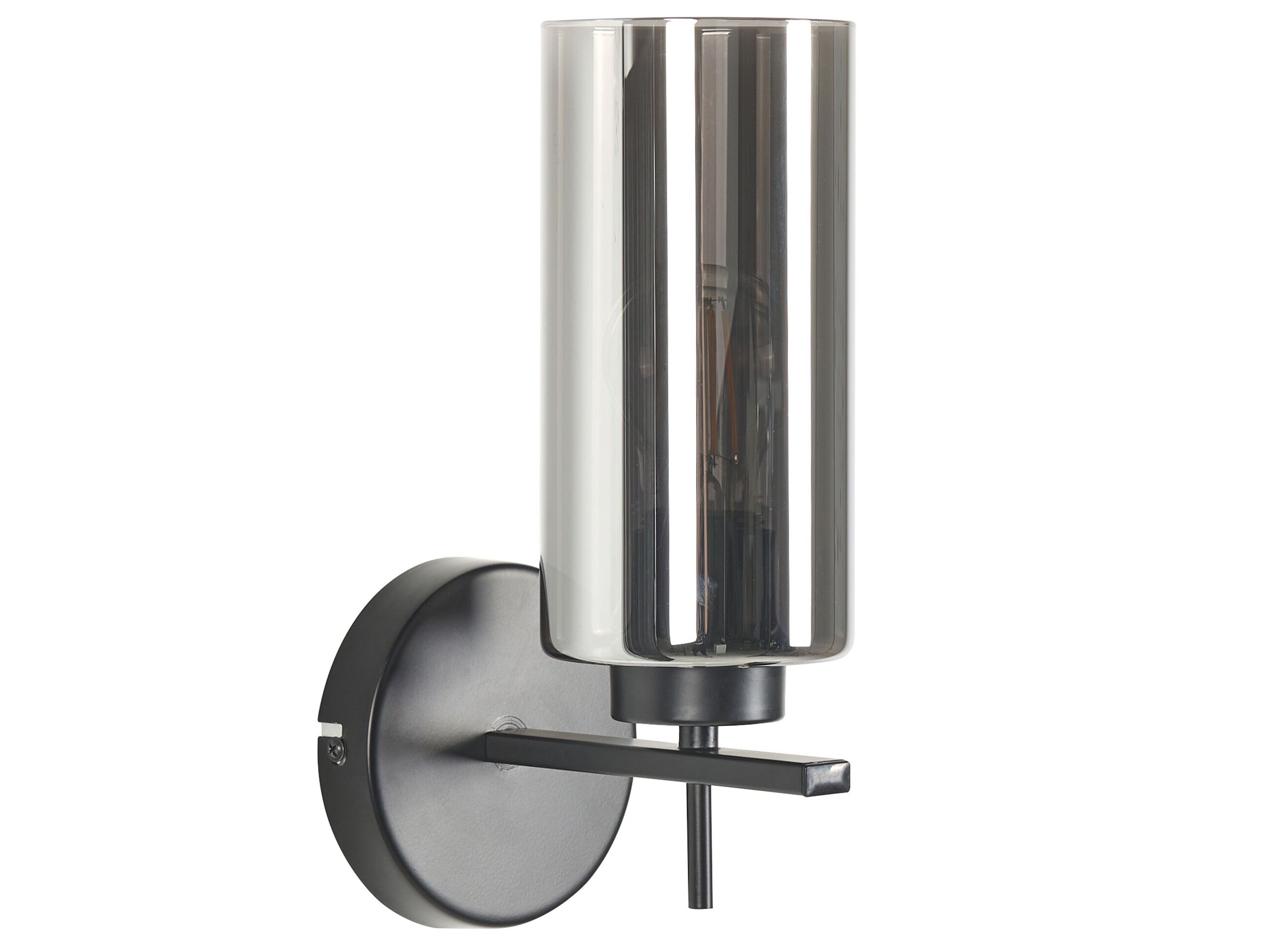 Metal Wall Lamp Grey PURIRI - Gemini Interiors