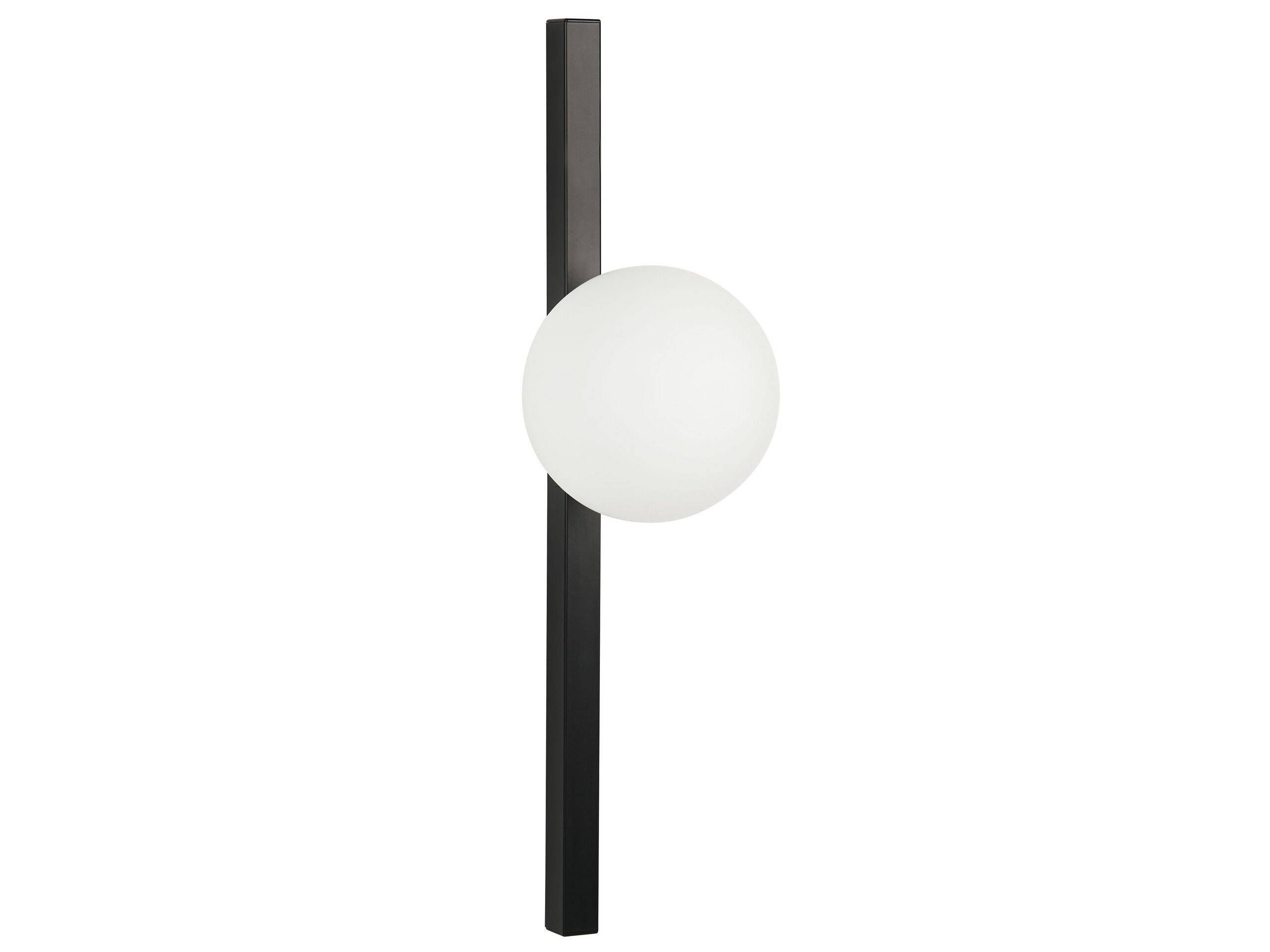 1 Light Metal Wall Lamp Black ISABELLA - Gemini Interiors