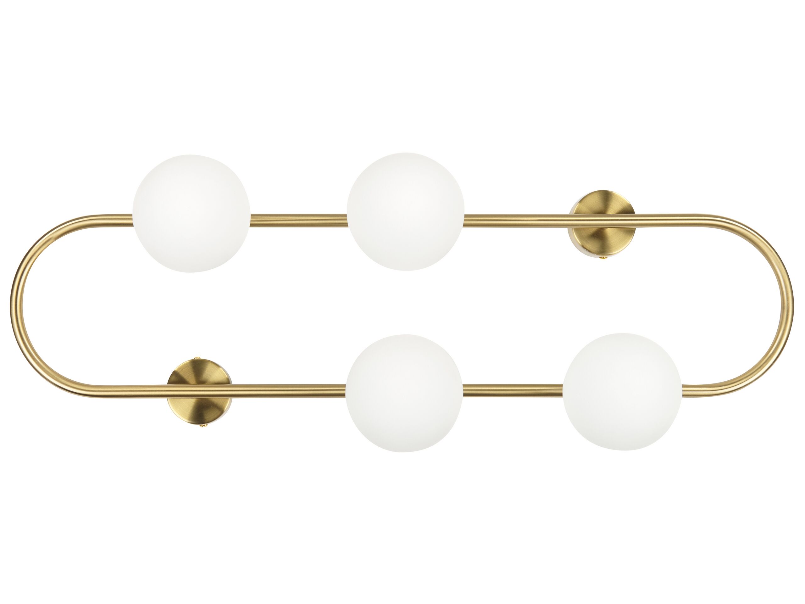 4 Light Wall Lamp Gold YANGO - Gemini Interiors