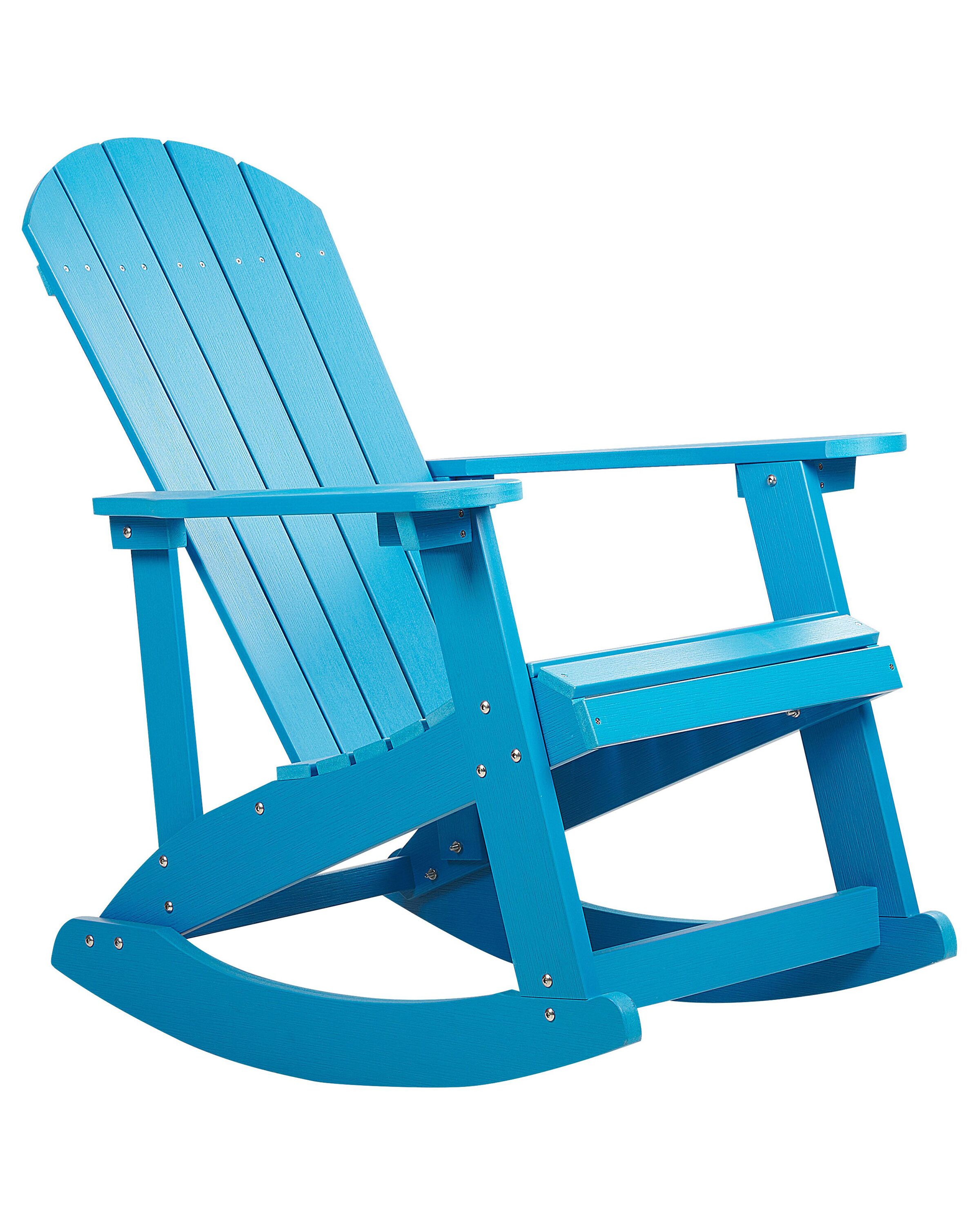 Garden Rocking Chair Blue ADIRONDACK - Gemini Interiors