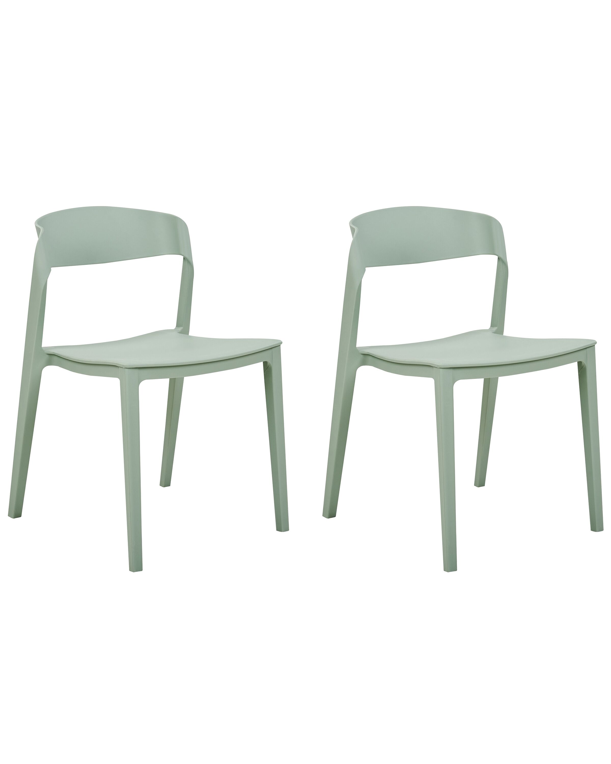 Set of 2 Dining Chairs Mint Green SOMERS - Gemini Interiors