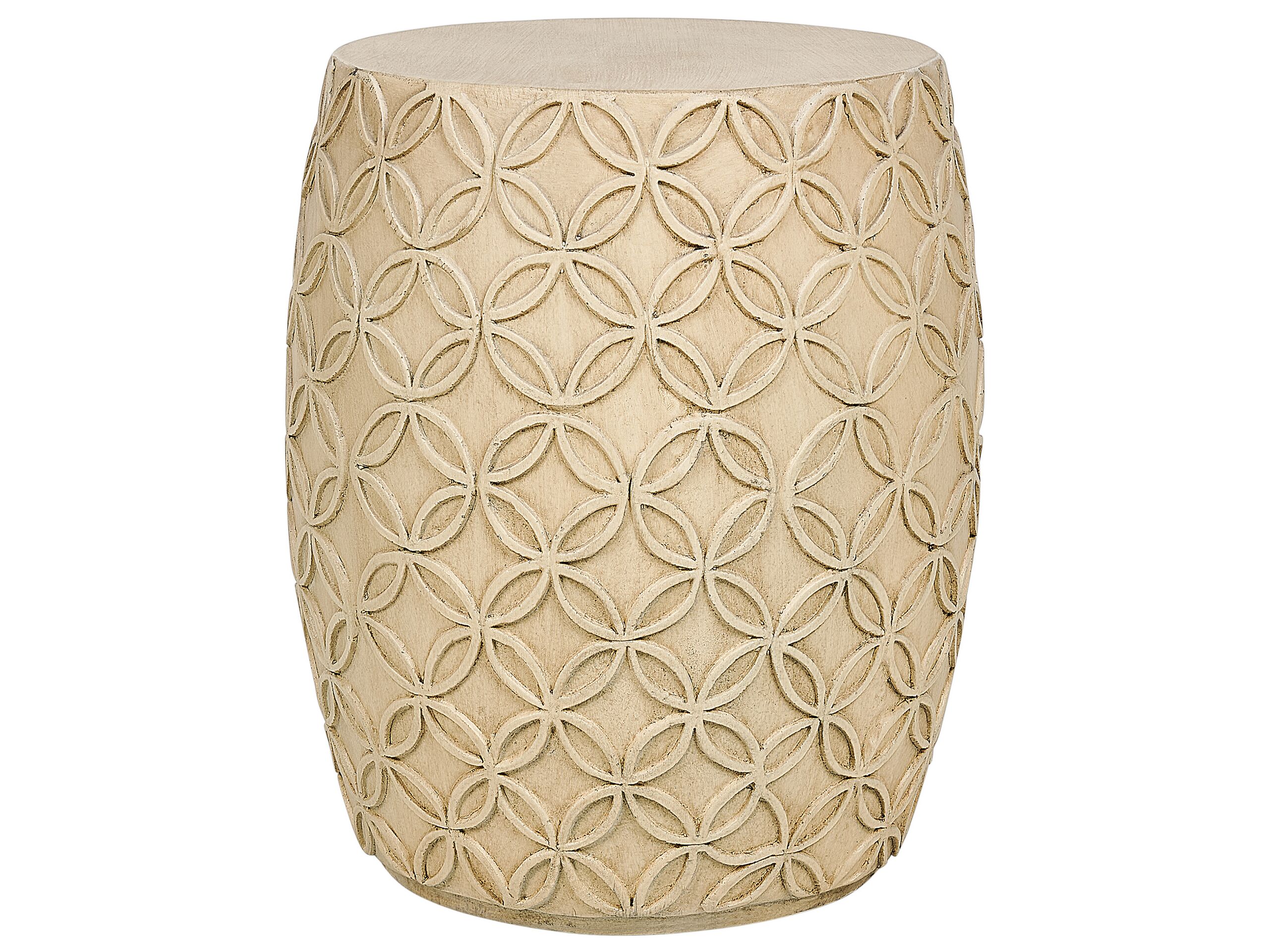 Accent Side Table Light Beige ZOGNO - Gemini Interiors