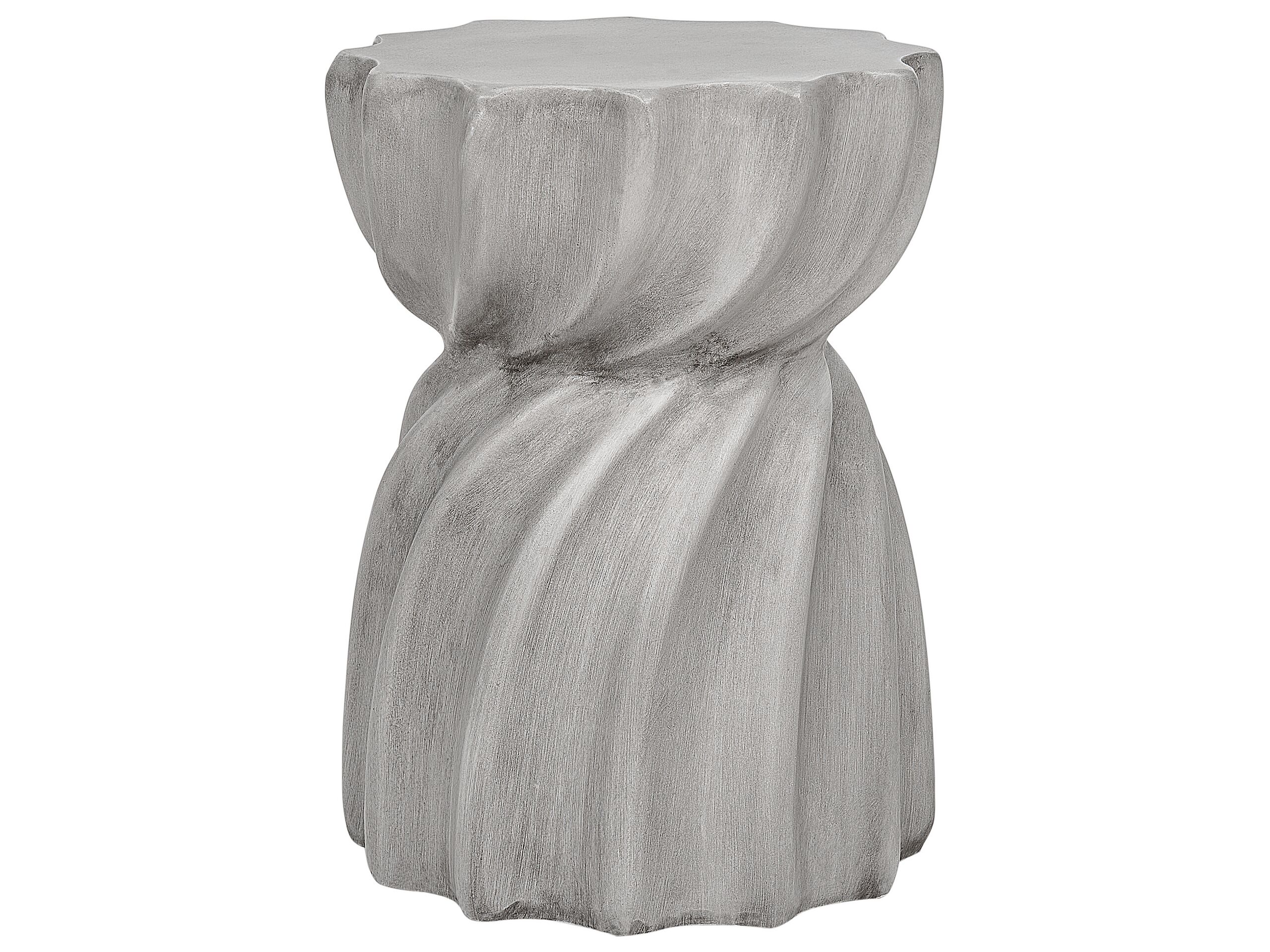 Accent Side Table Grey ALGUA - Gemini Interiors
