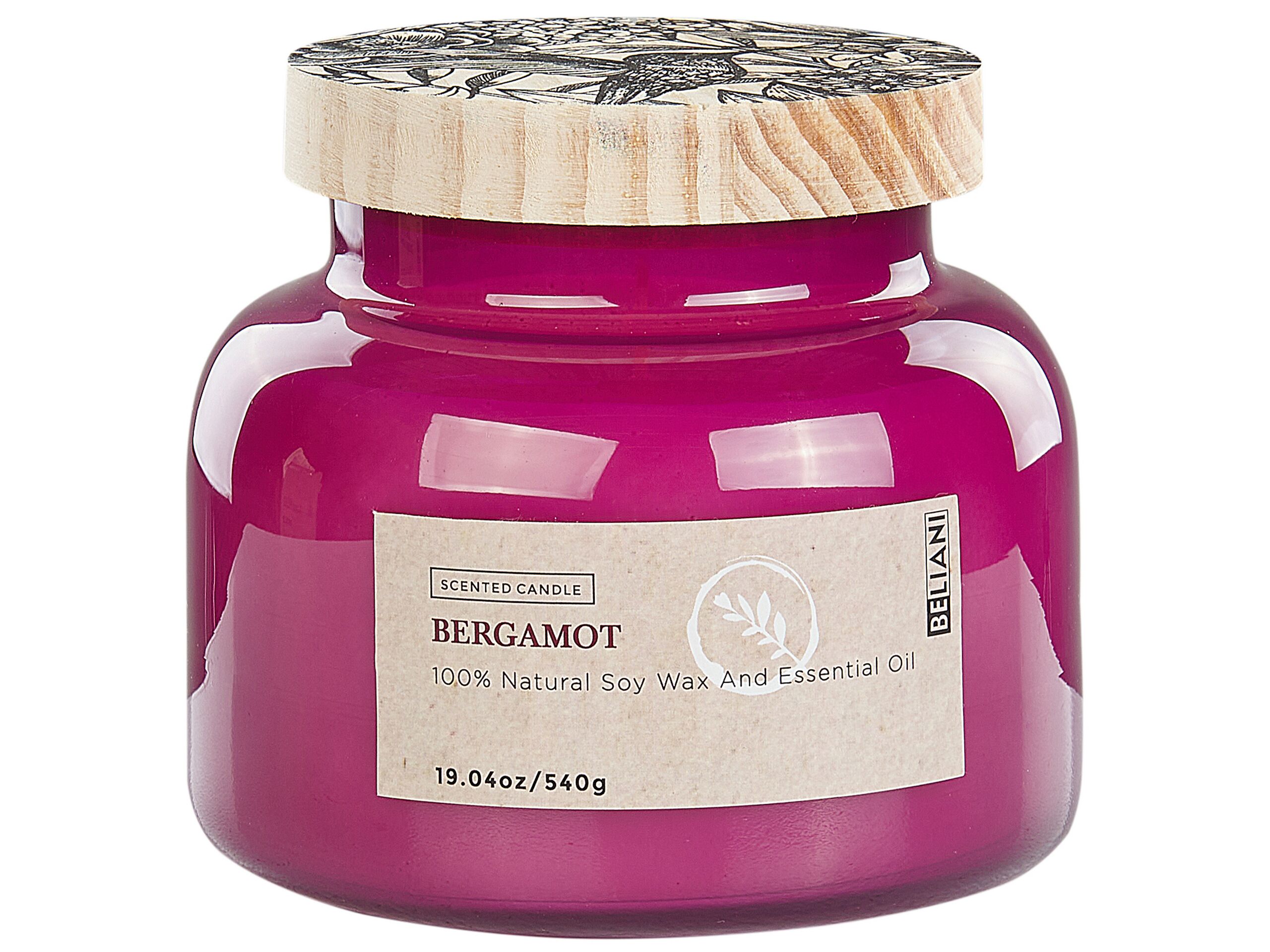 Soy Wax Scented Candle Bergamot - Gemini Interiors