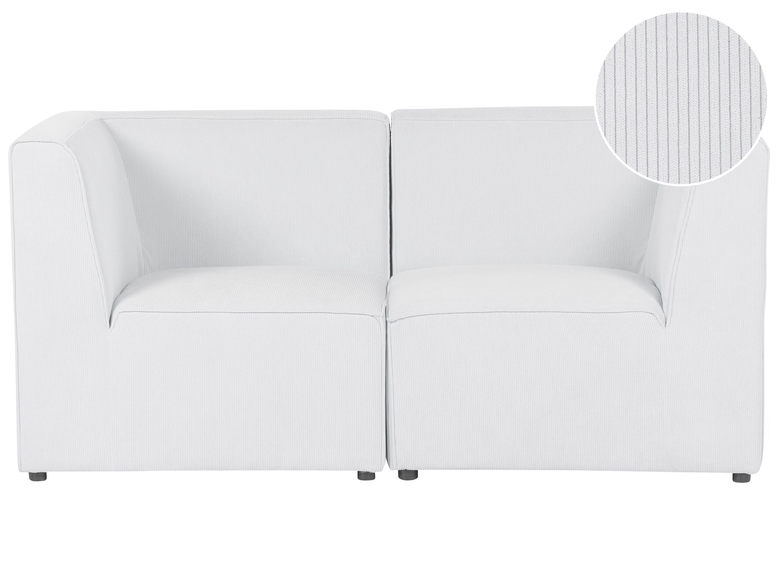 2 Seater Modular Jumbo Cord Sofa Off White LEMVIG - Gemini Interiors
