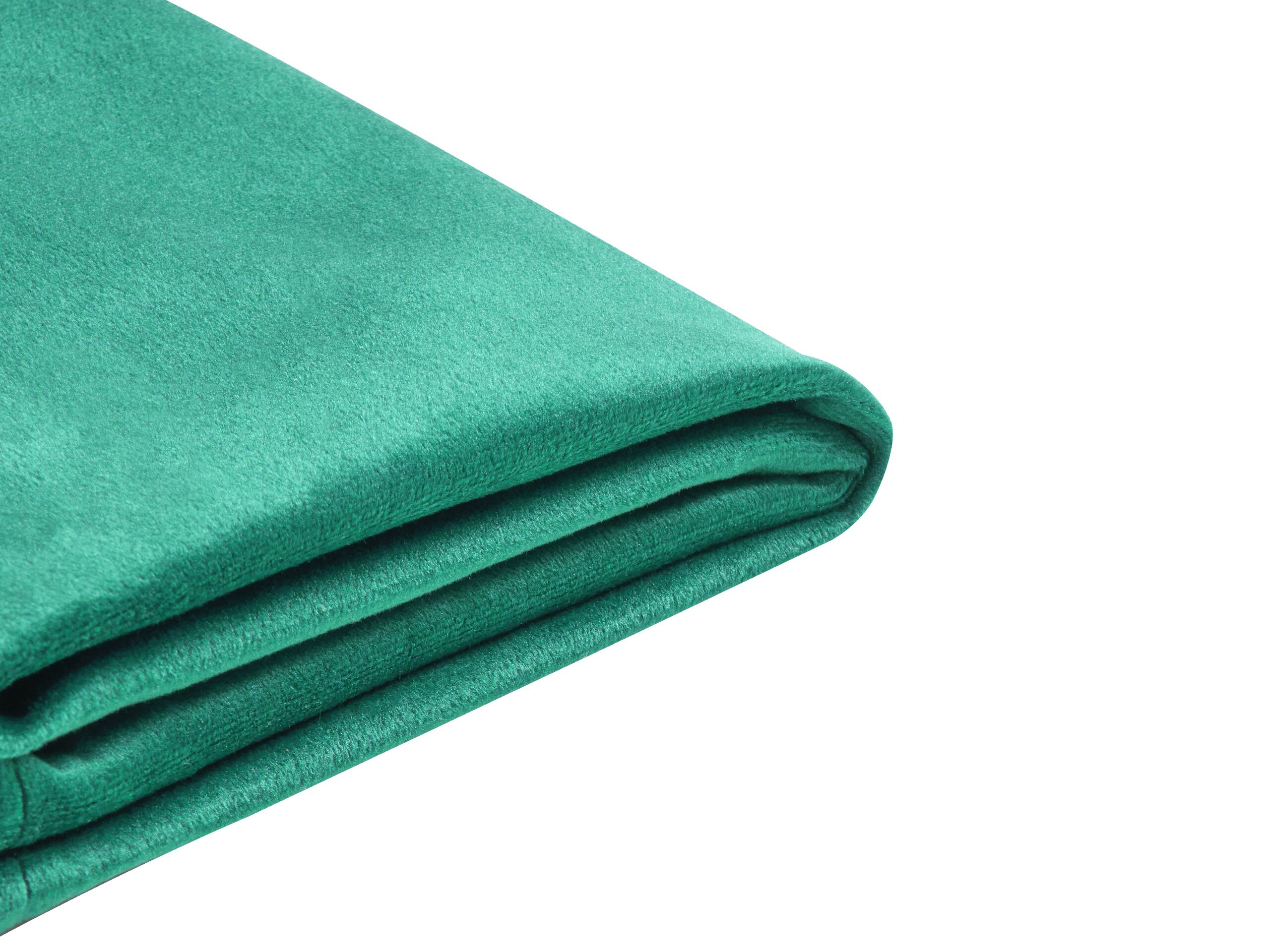 Velvet EU Double Size Bed Frame Cover Dark Green for Bed FITOU - Gemini Interiors