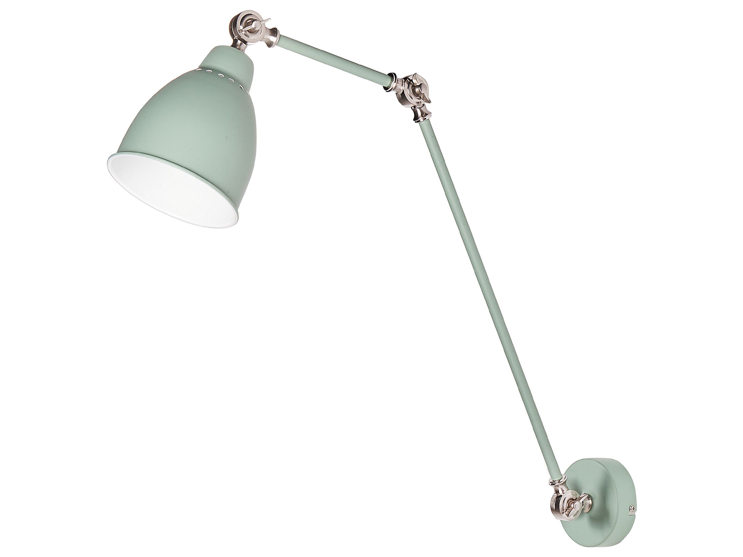 Long Arm Wall Light Light Green MISSISSIPPI - Gemini Interiors