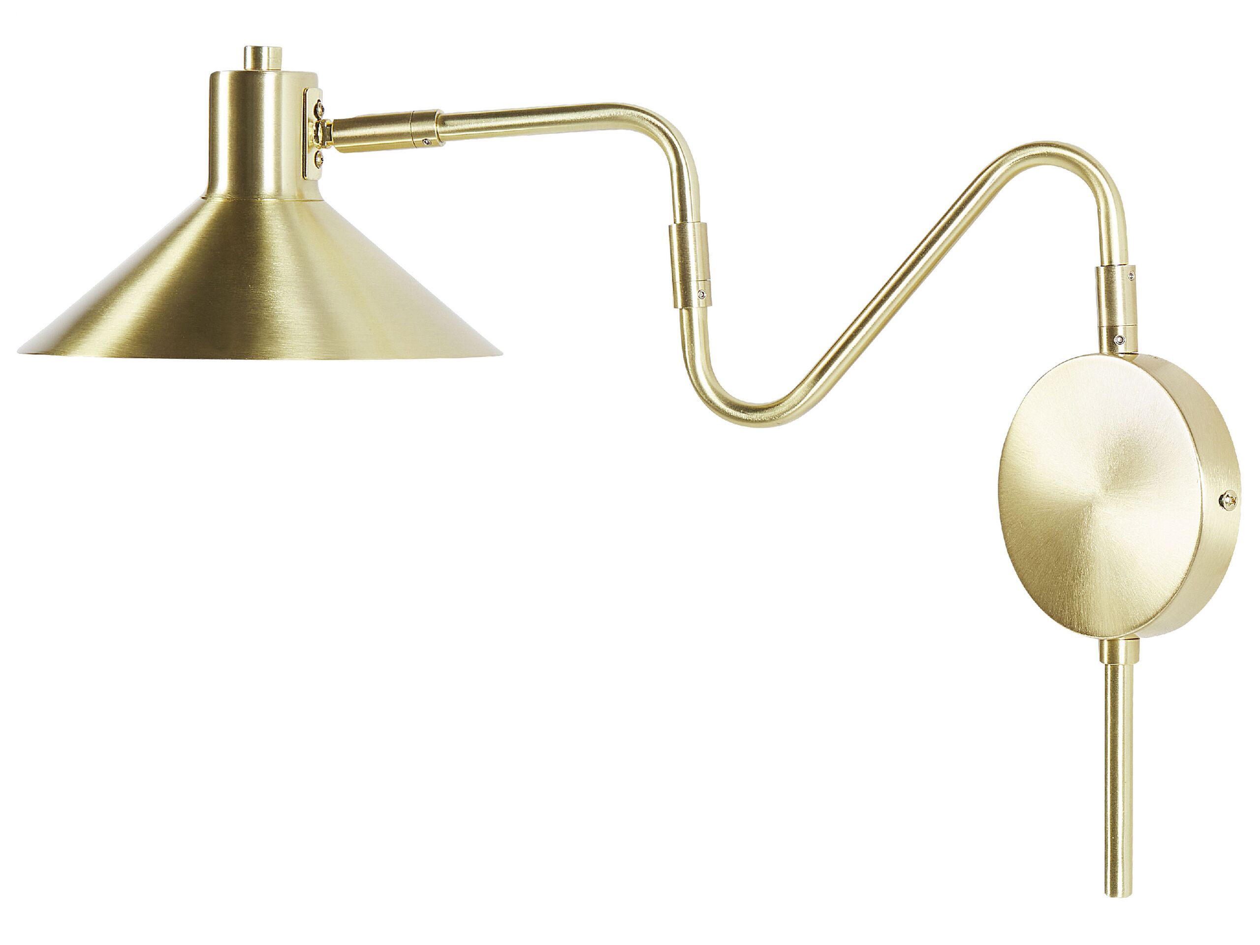 Metal Wall Lamp Gold BALIEM - Gemini Interiors