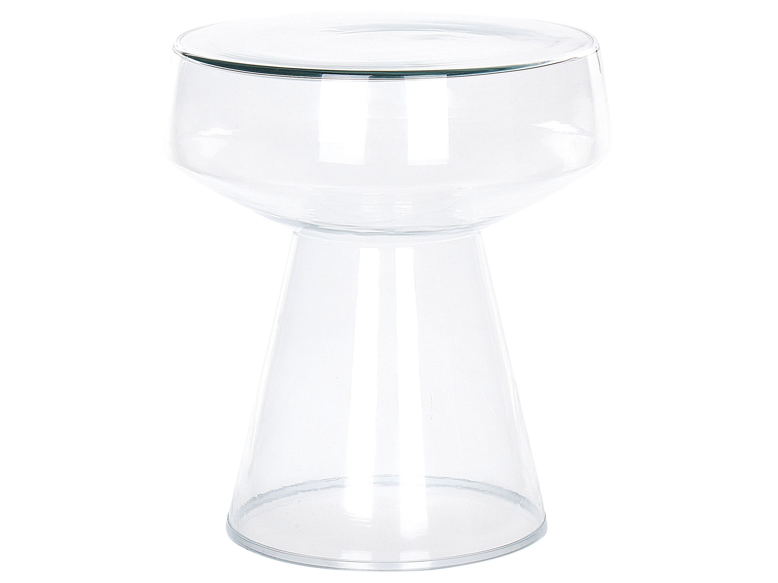Glass Side Table Transparent LAGUNA - Gemini Interiors