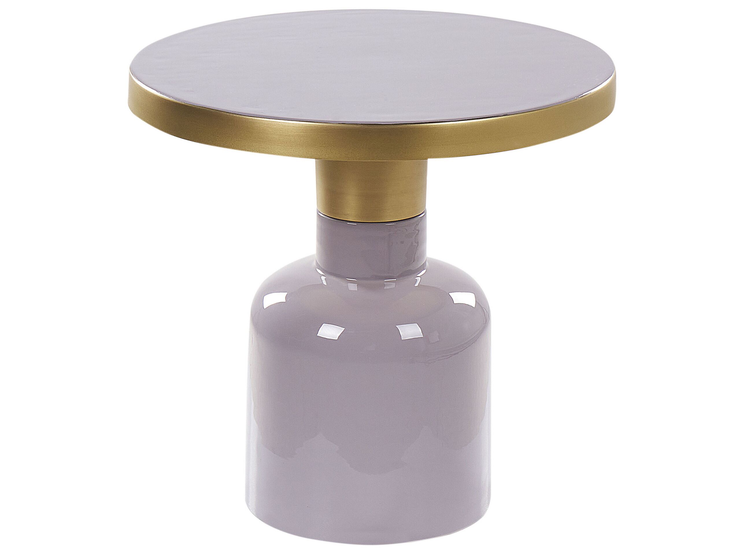Metal Side Table Purple LOMITA - Gemini Interiors