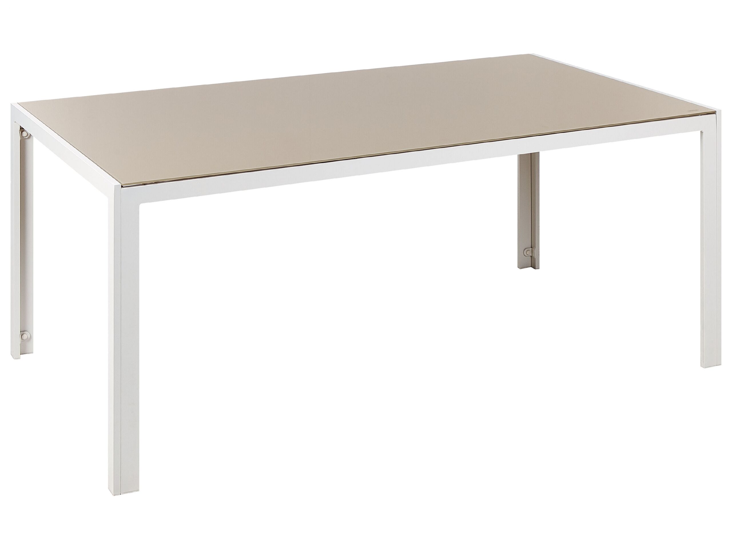 Garden Dining Table 160 x 90 cm Beige CATANIA - Gemini Interiors