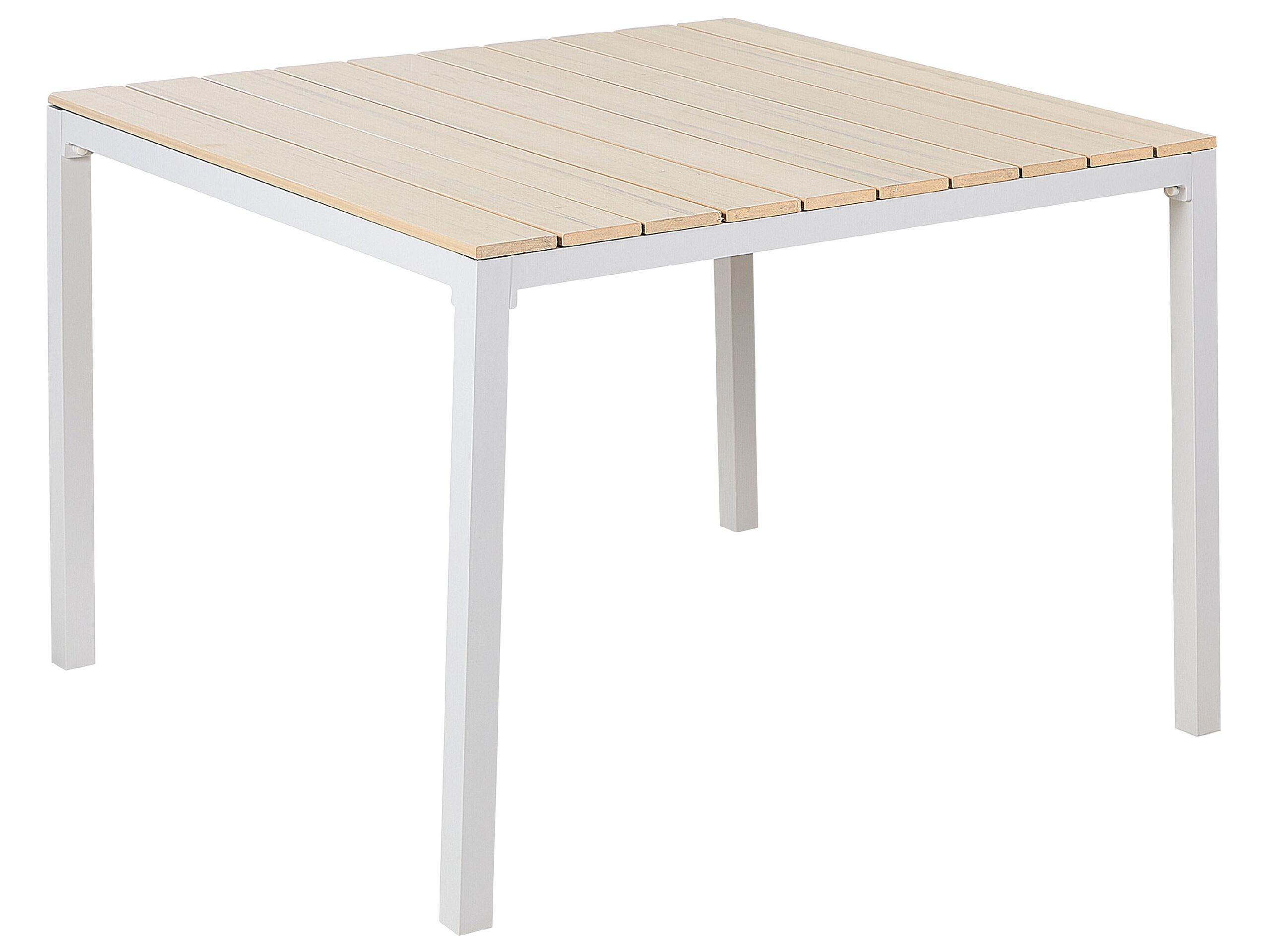 Garden Dining Table 95 x 95 cm Beige PRATO - Gemini Interiors