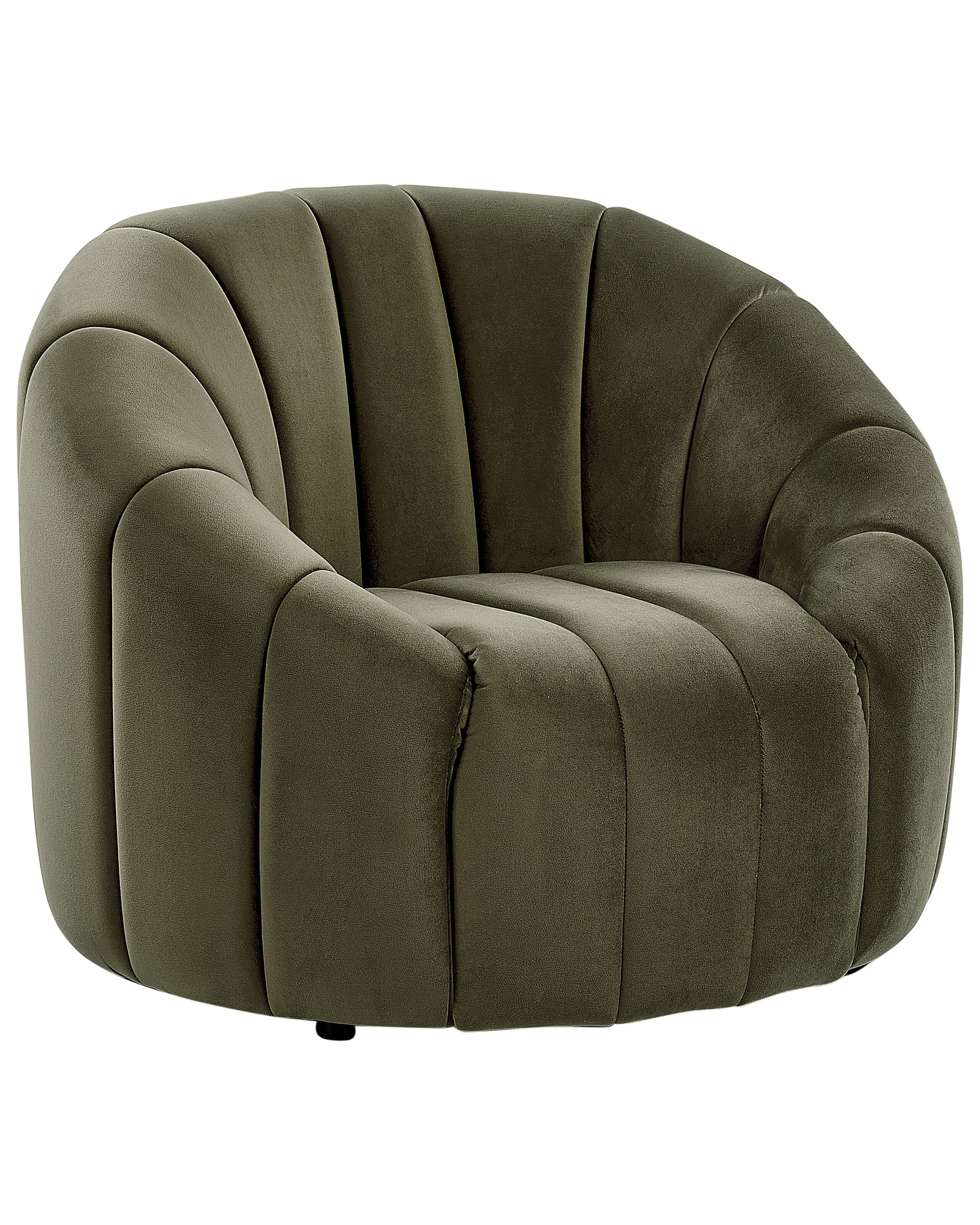 Velvet Armchair Dark Green MALUNG - Gemini Interiors