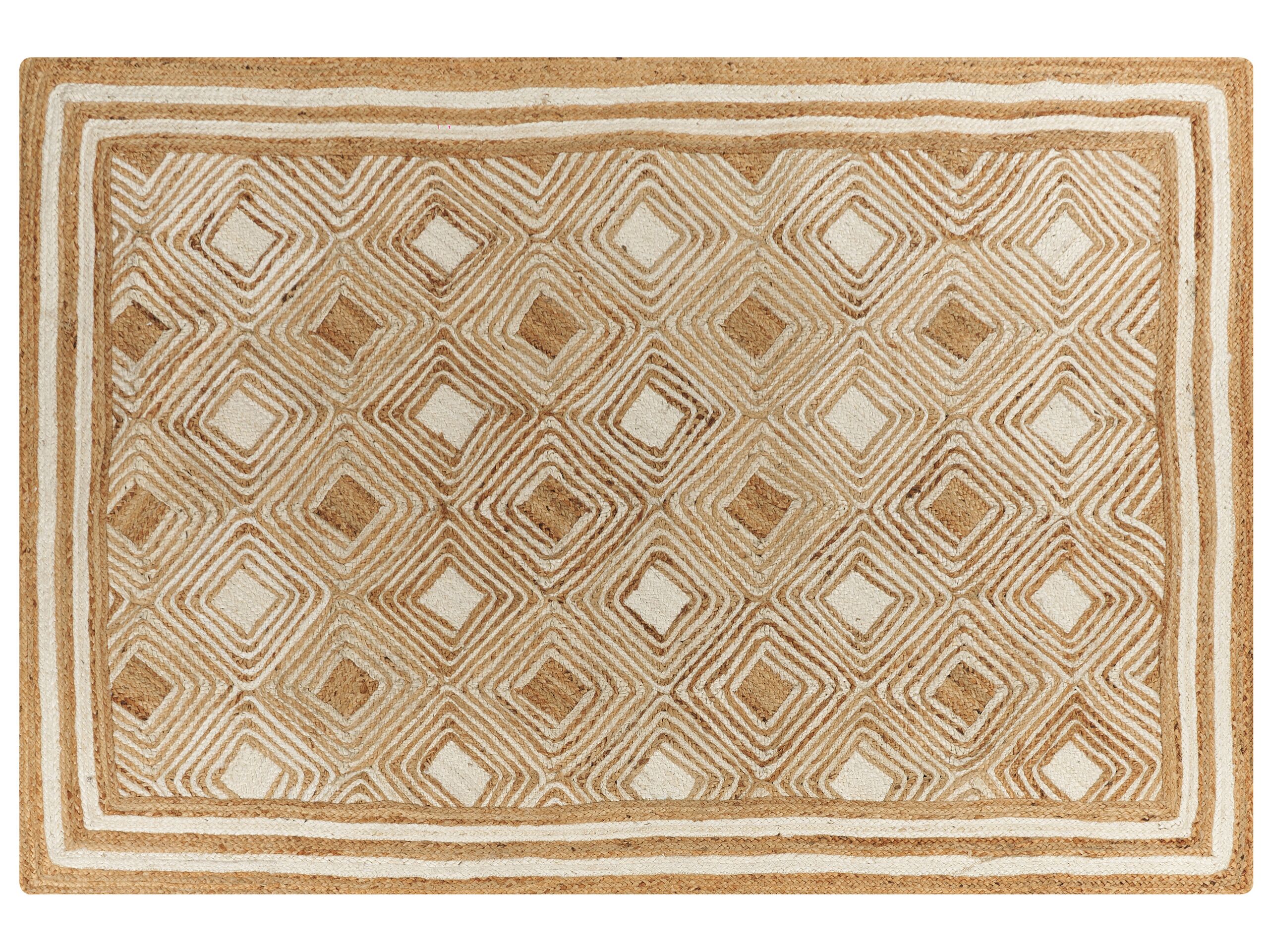 Jute Area Rug 160x230cm Beige - Gemini Interiors