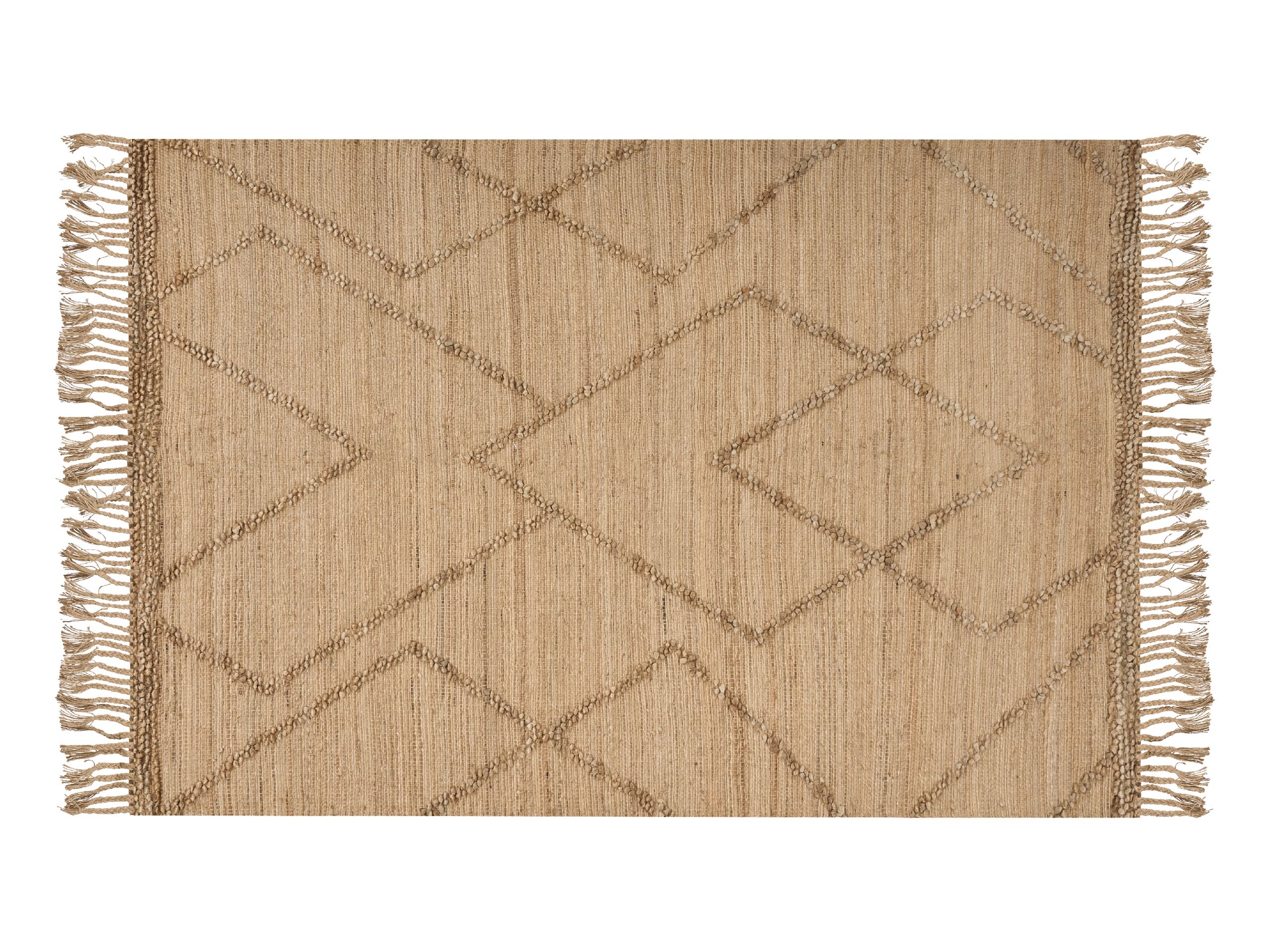 Jute Area Rug 160x230cm Beige - Gemini Interiors