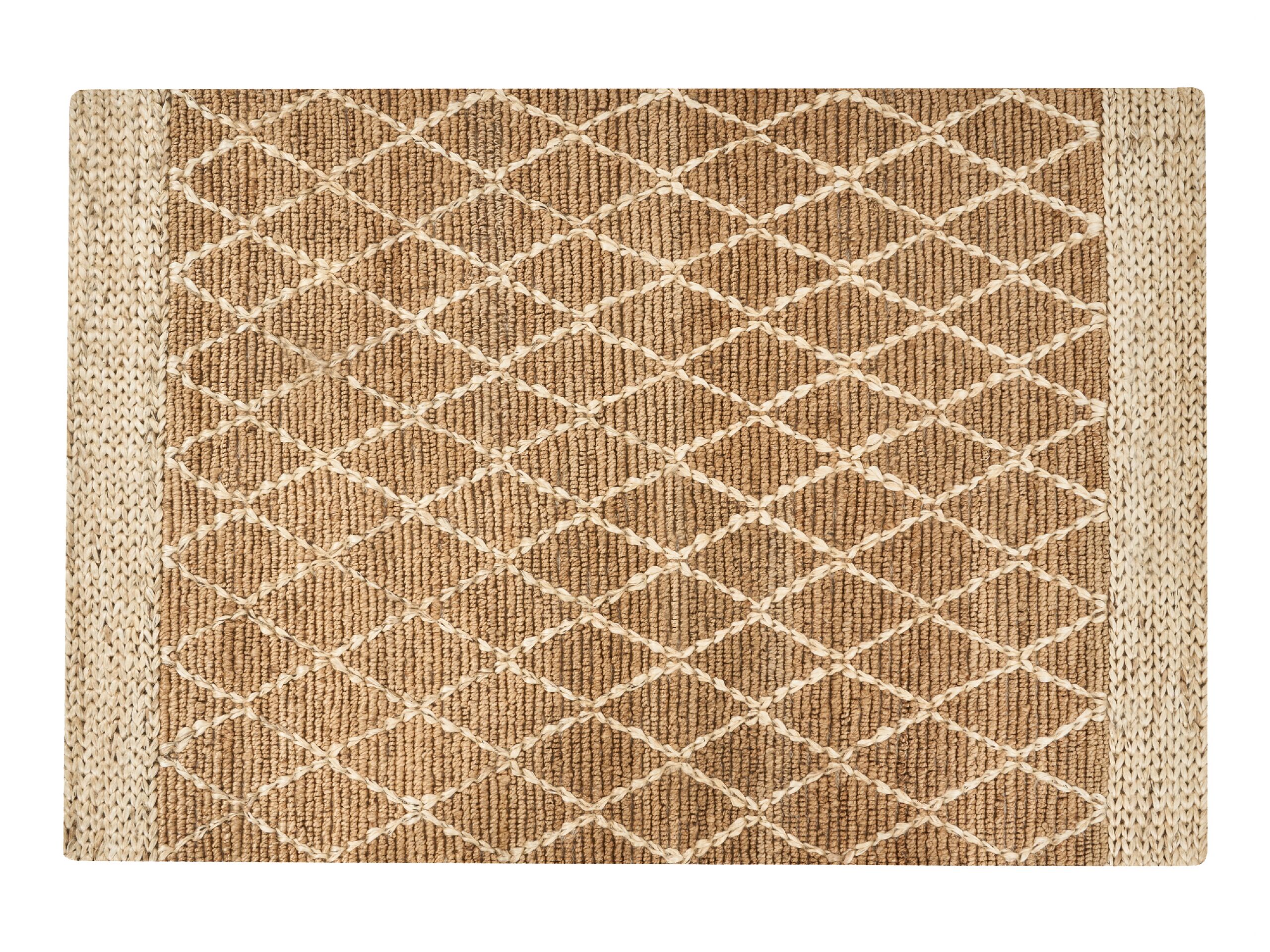 Jute Area Rug 160x230cm Beige - Gemini Interiors