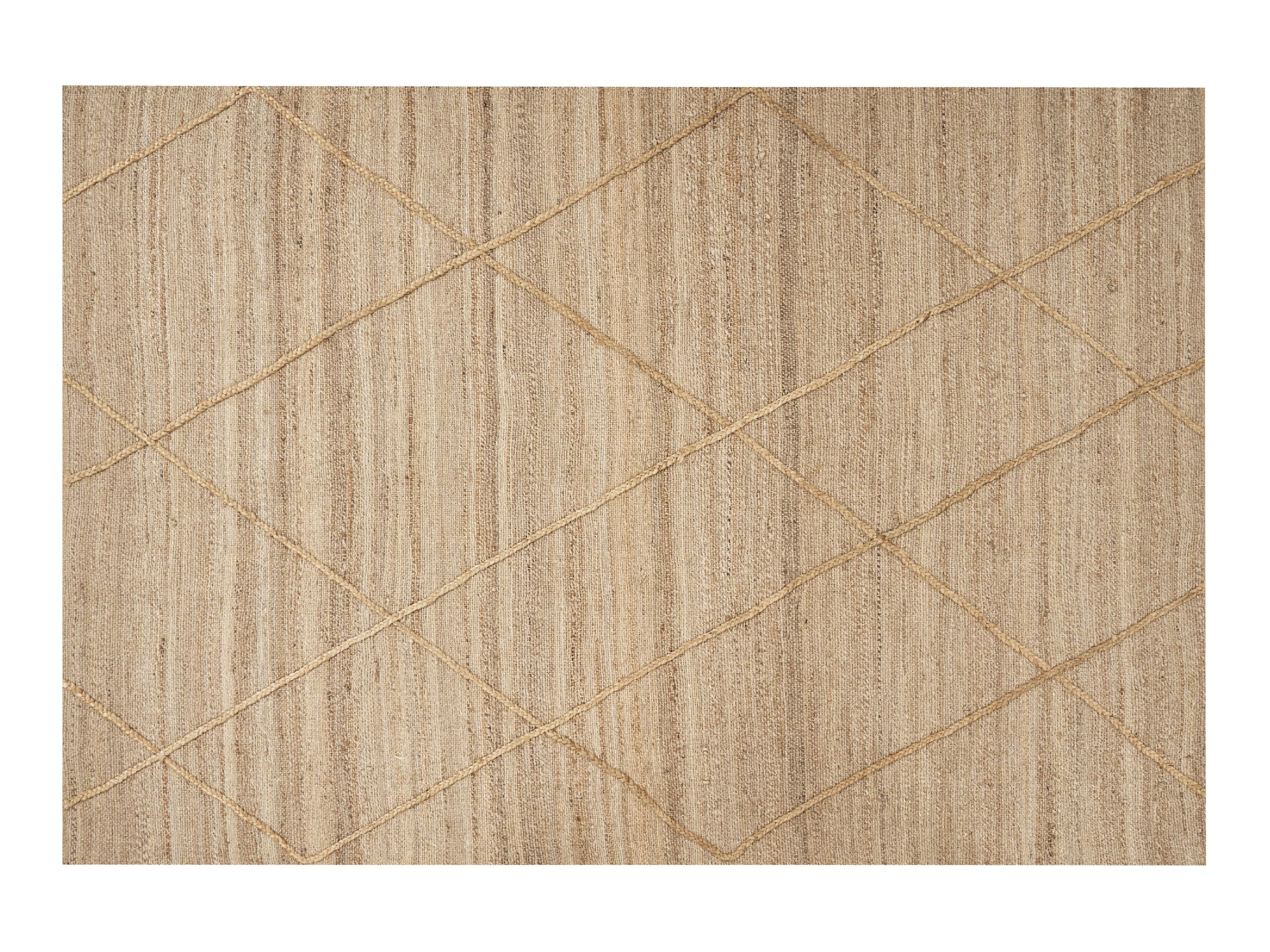 Jute Area Rug 160x230cm Beige - Gemini Interiors