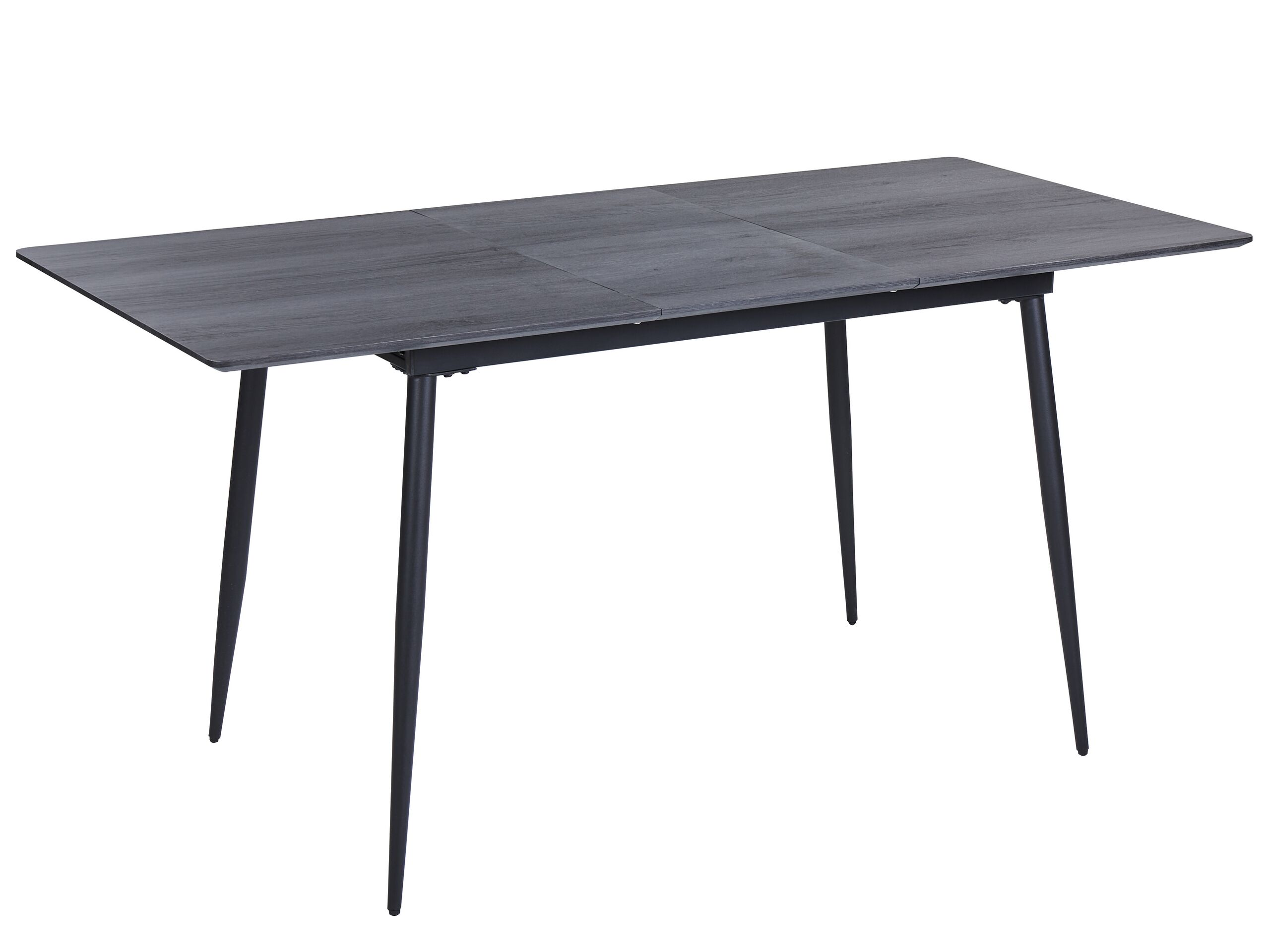 Extending Dining Table 120/160 x 80 cm Grey GELANDA - Gemini Interiors