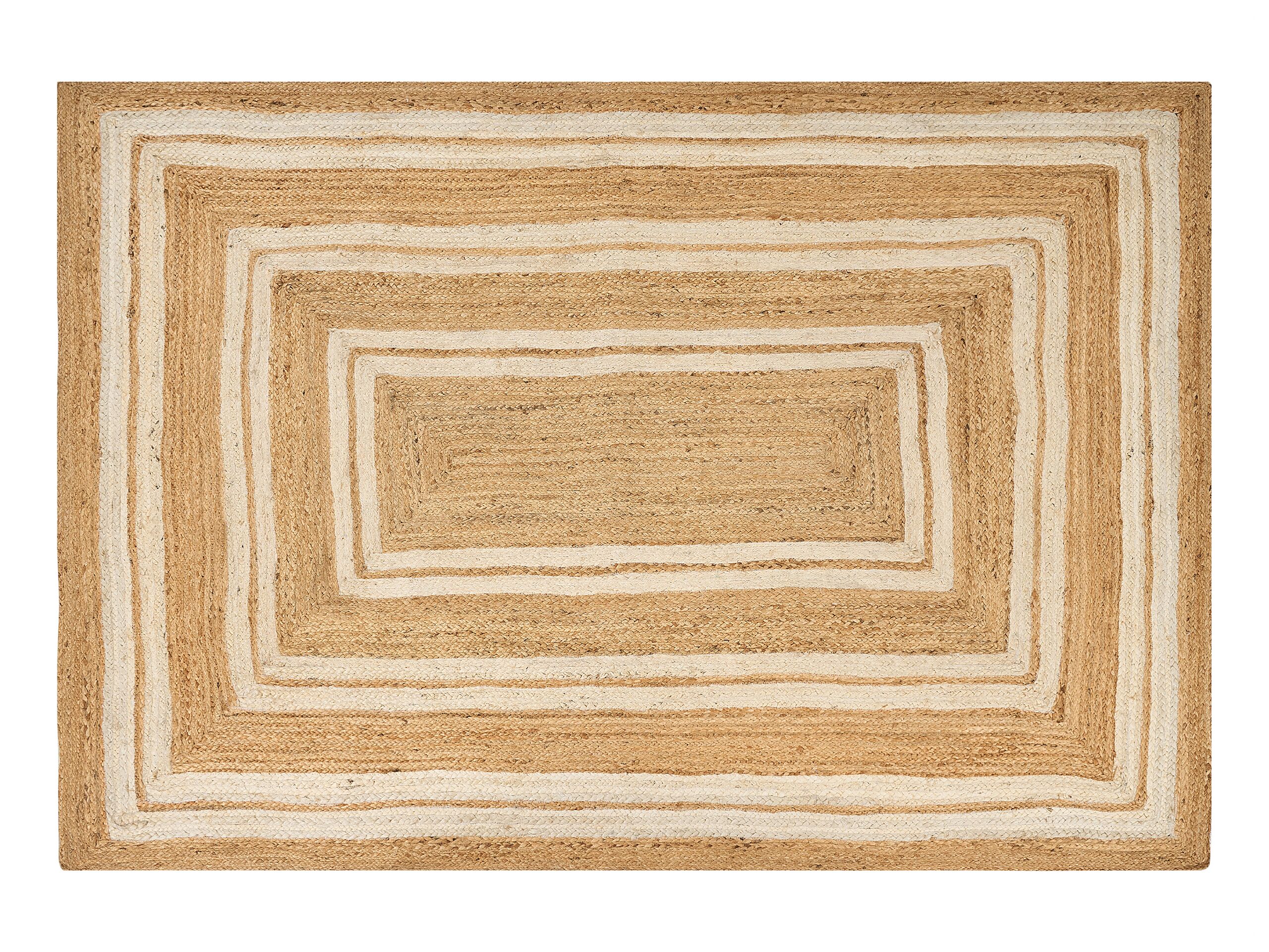 Jute Area Rug 160x230cm Beige - Gemini Interiors