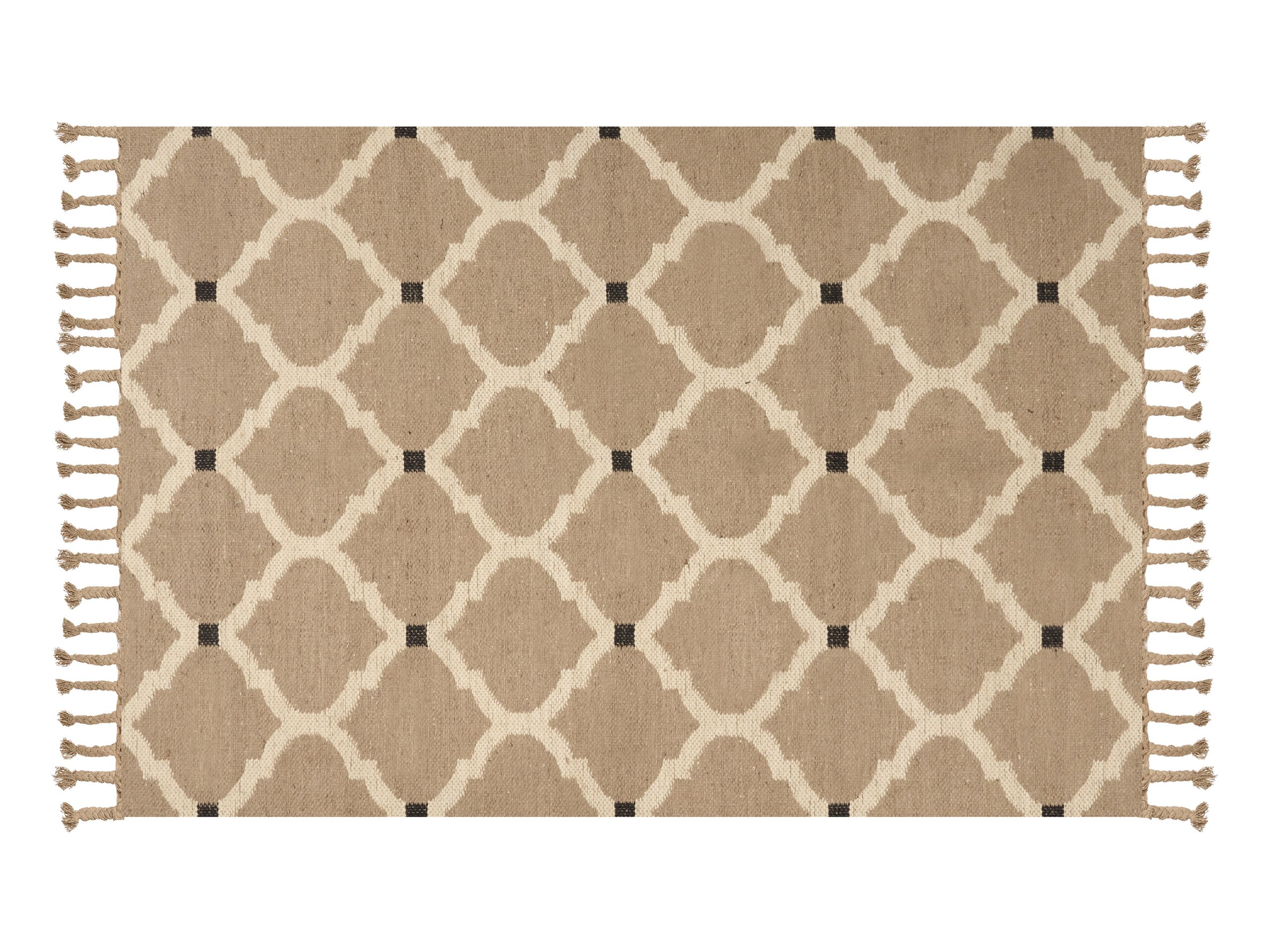 Jute Area Rug 160x230cm Beige - Gemini Interiors