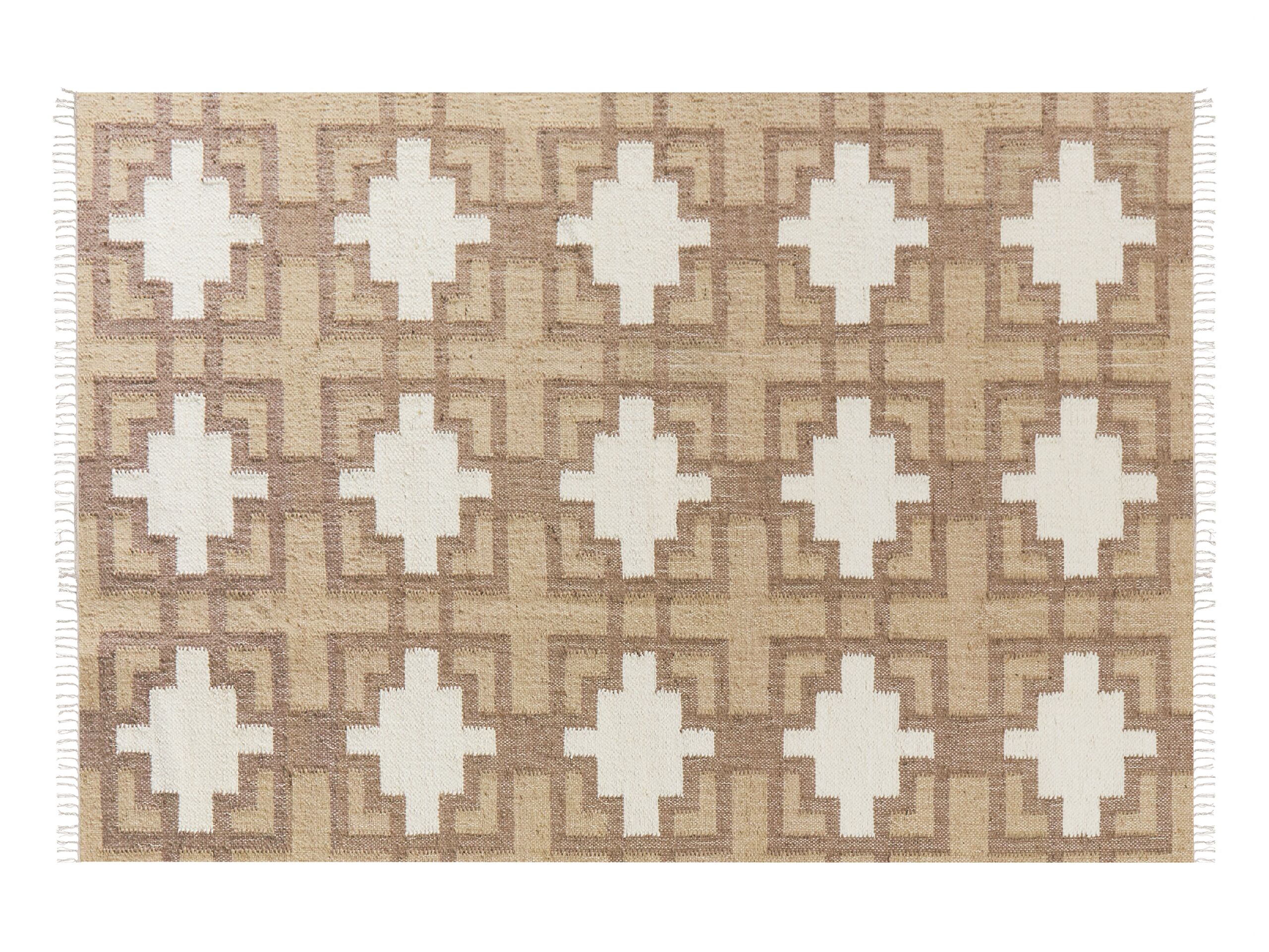 Jute Area Rug 160x230cm Beige - Gemini Interiors