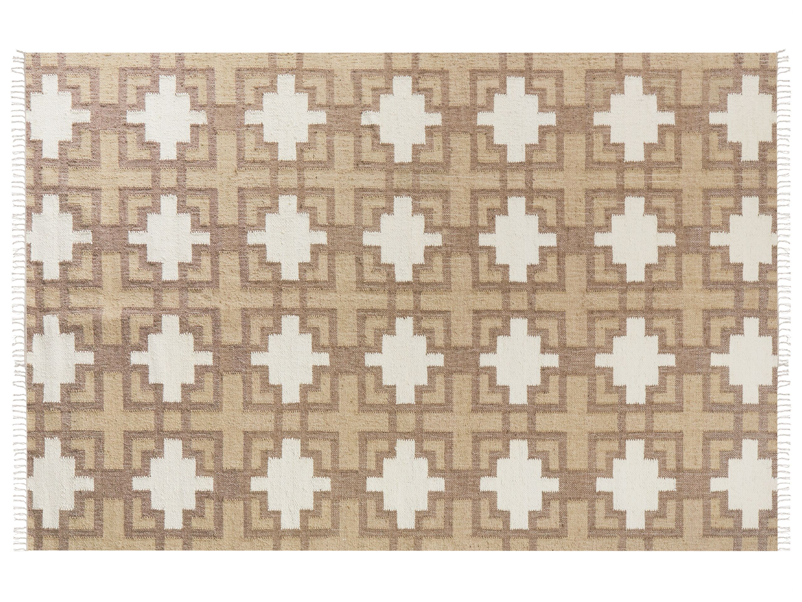 Jute Area Rug 200x300cm Beige - Gemini Interiors