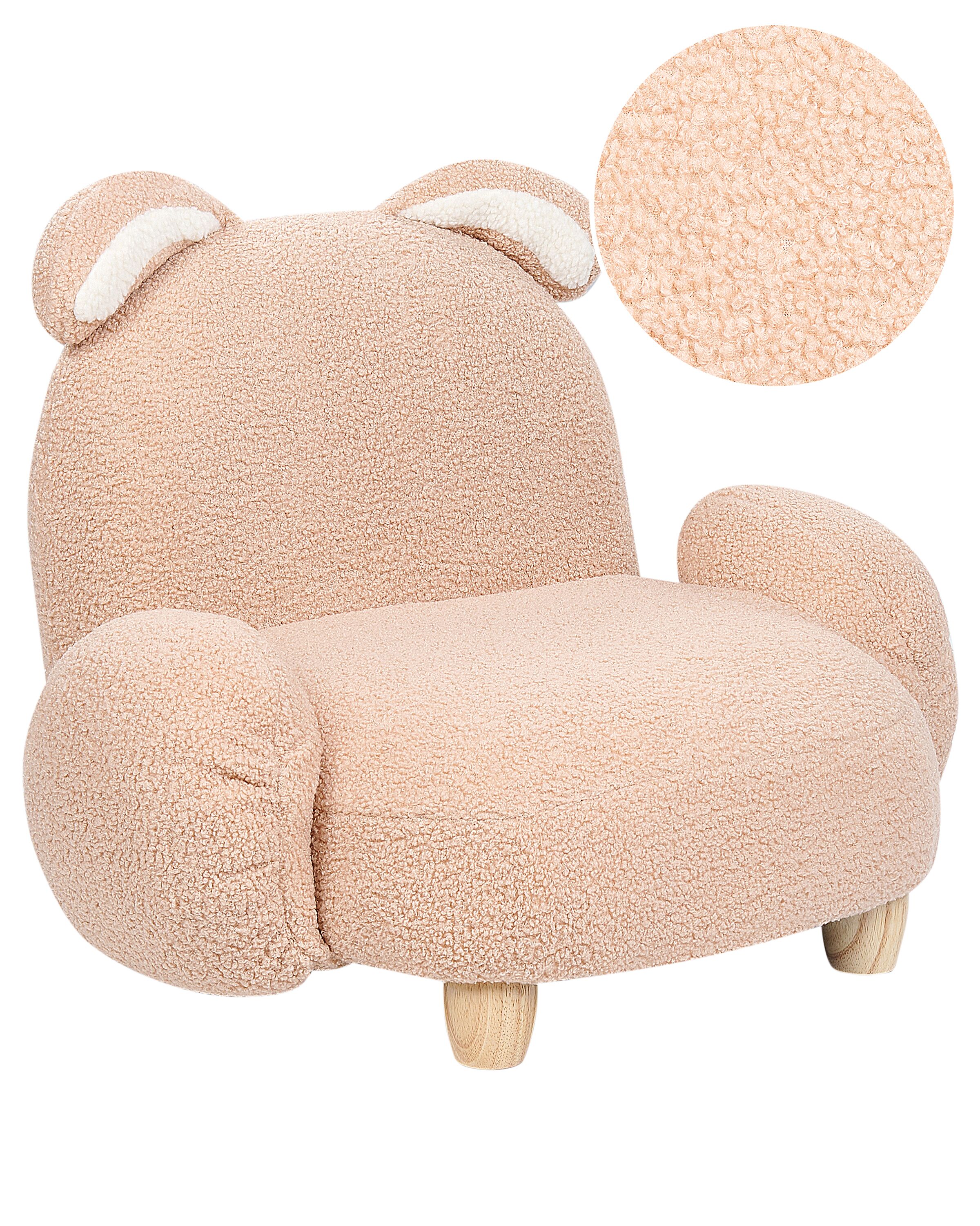Teddy Kids Armchair Rabbit Beige KANNA - Gemini Interiors