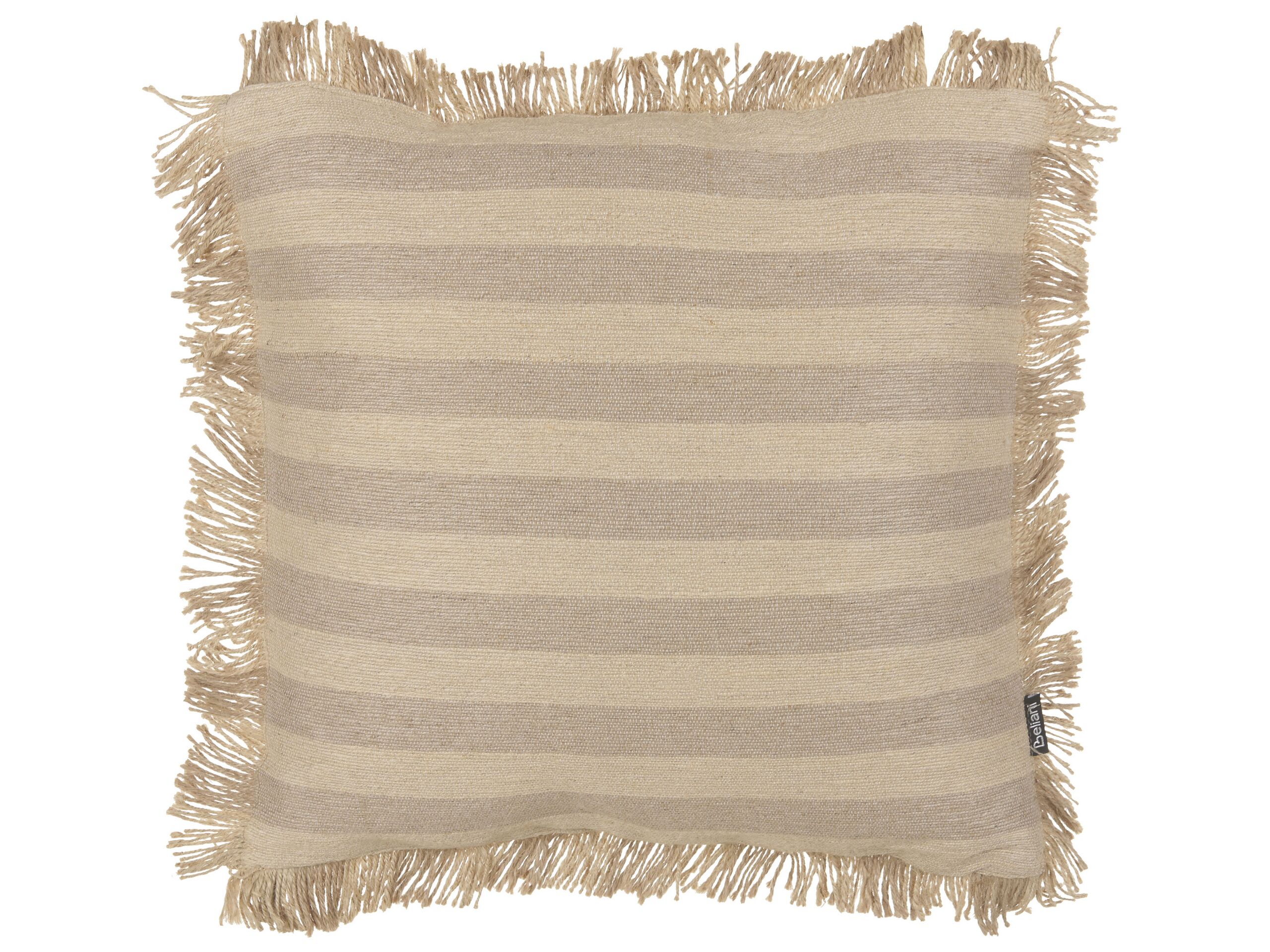 Jute Cushion 45 x 45 cm Beige CIRSIUM - Gemini Interiors
