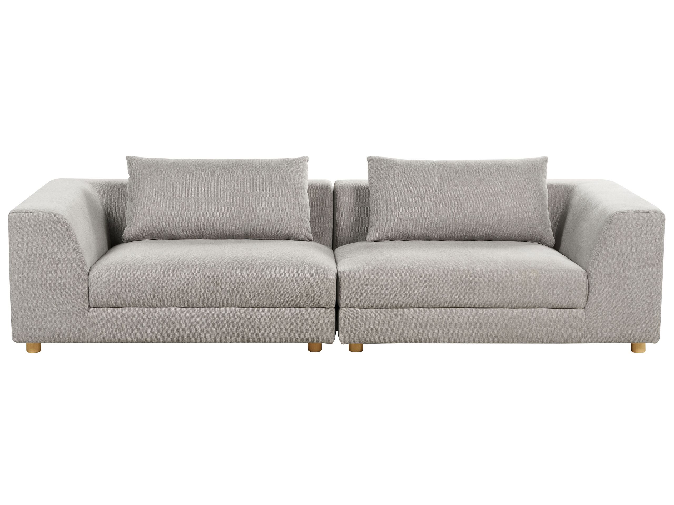 3 Seater Sofa Light Grey LERMON - Gemini Interiors