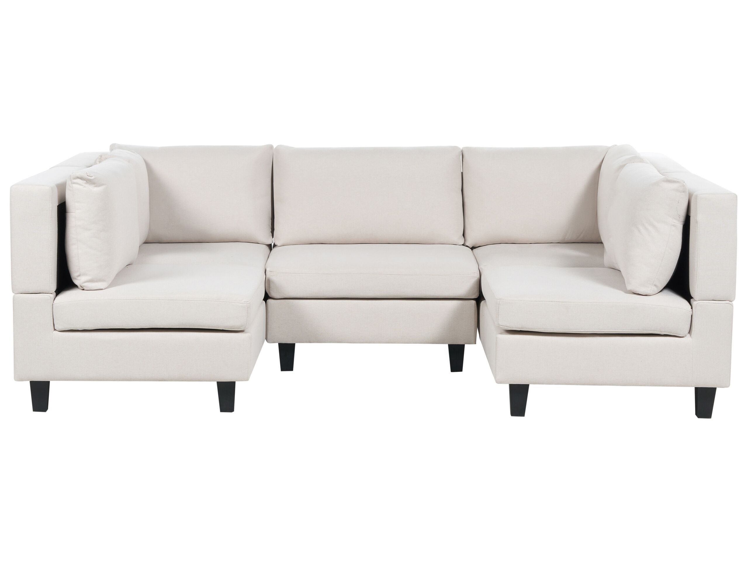 5-Seater Modular Fabric Sofa Light Beige UNSTAD - Gemini Interiors