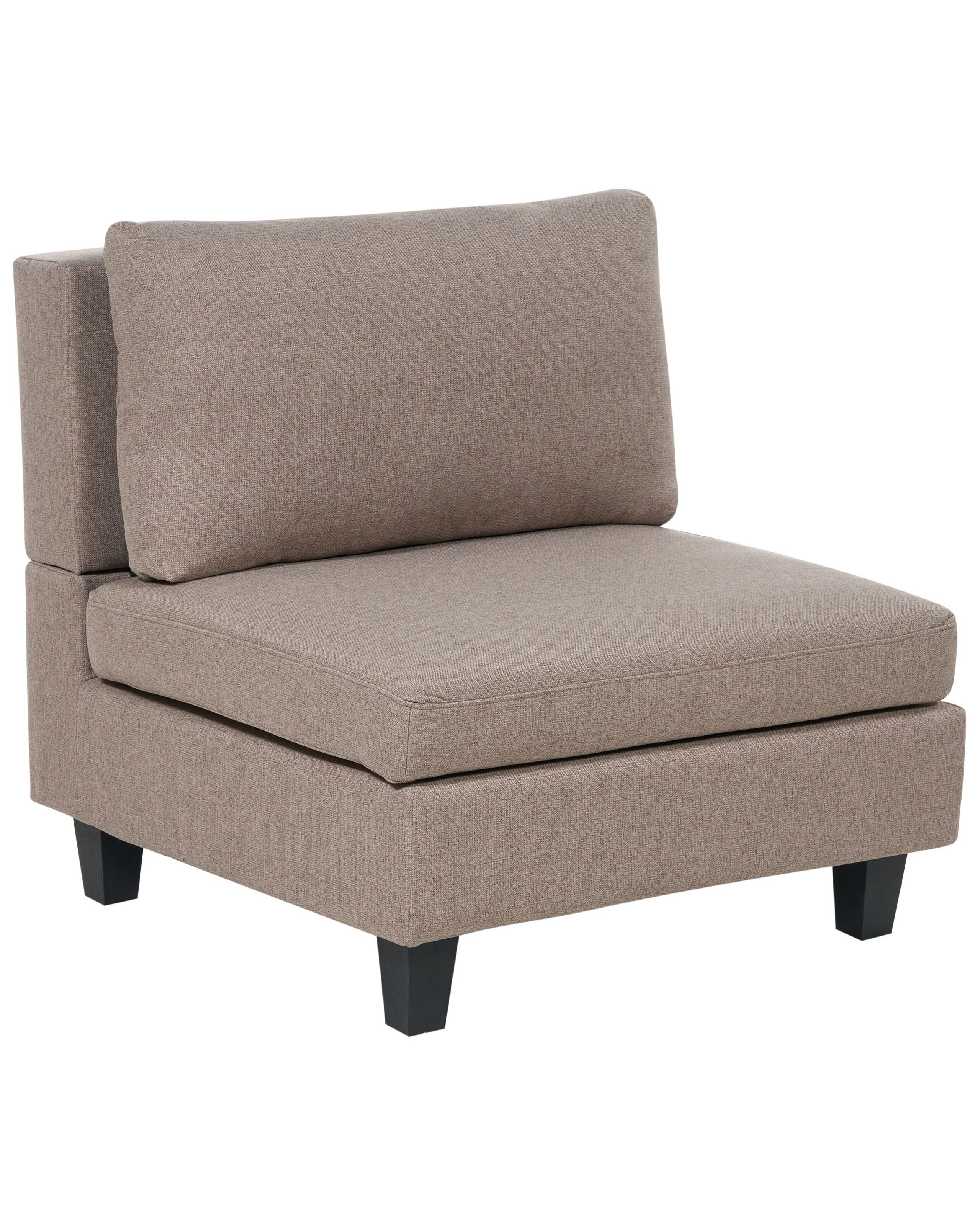 Fabric 1-Seat Section Brown UNSTAD - Gemini Interiors