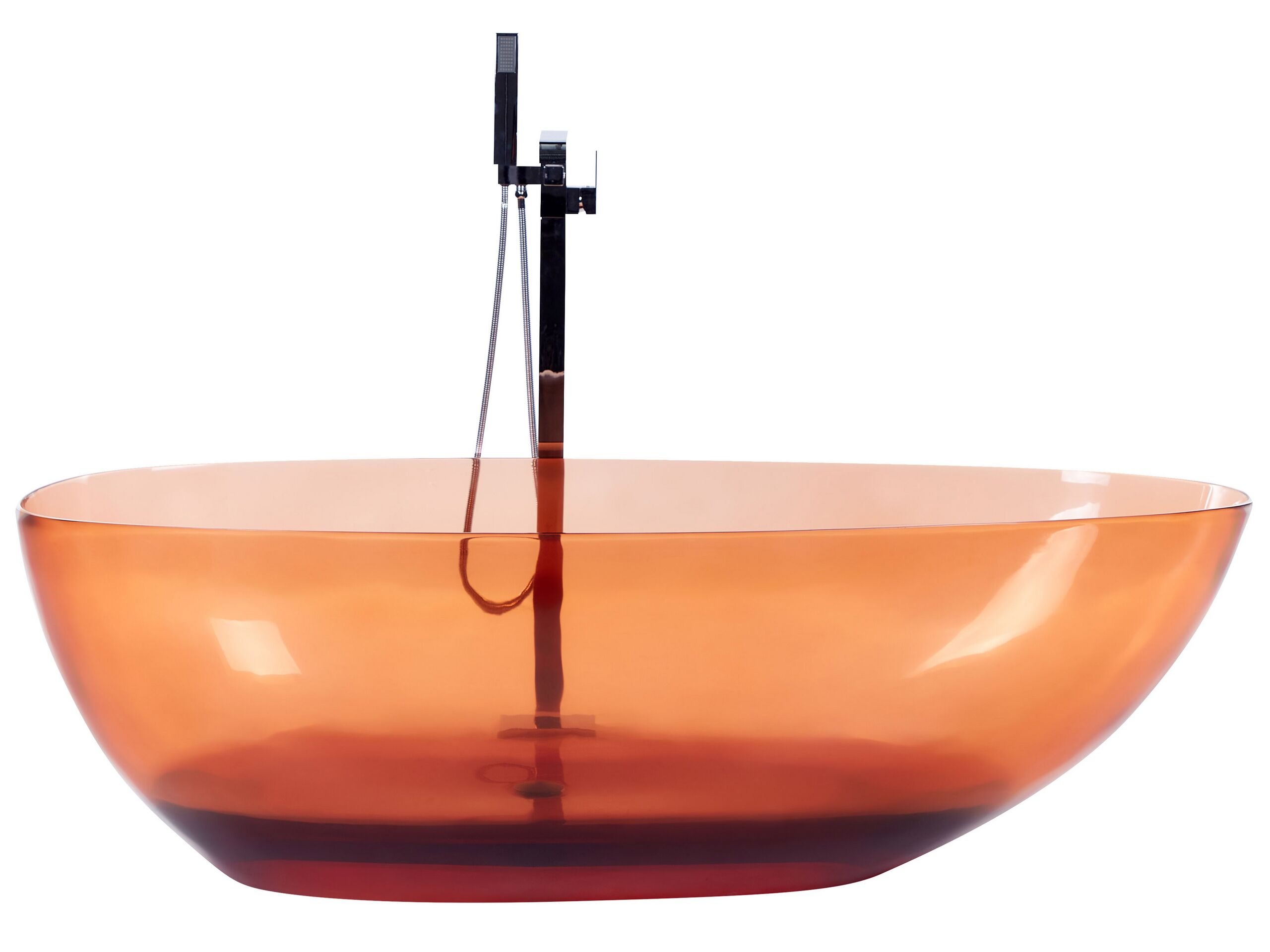 Freestanding Bath 1690 x 780 mm Red BLANCARENA - Gemini Interiors