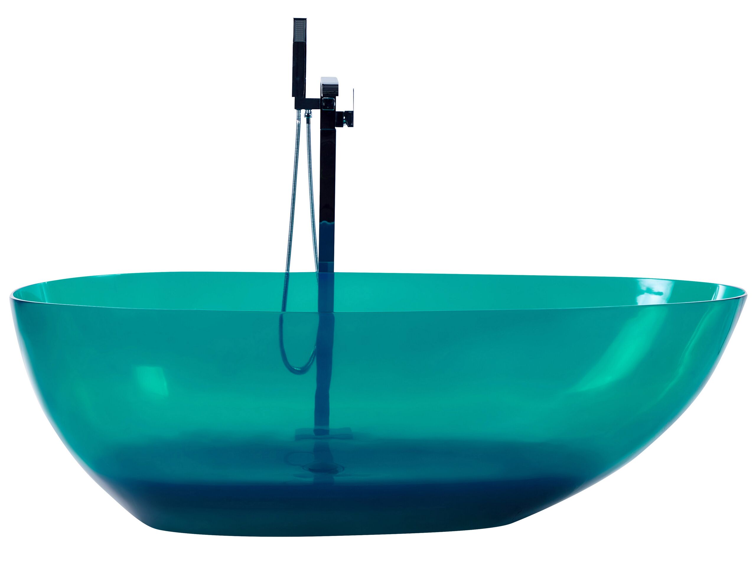 Freestanding Bath 1690 x 780 mm Teal BLANCARENA - Gemini Interiors