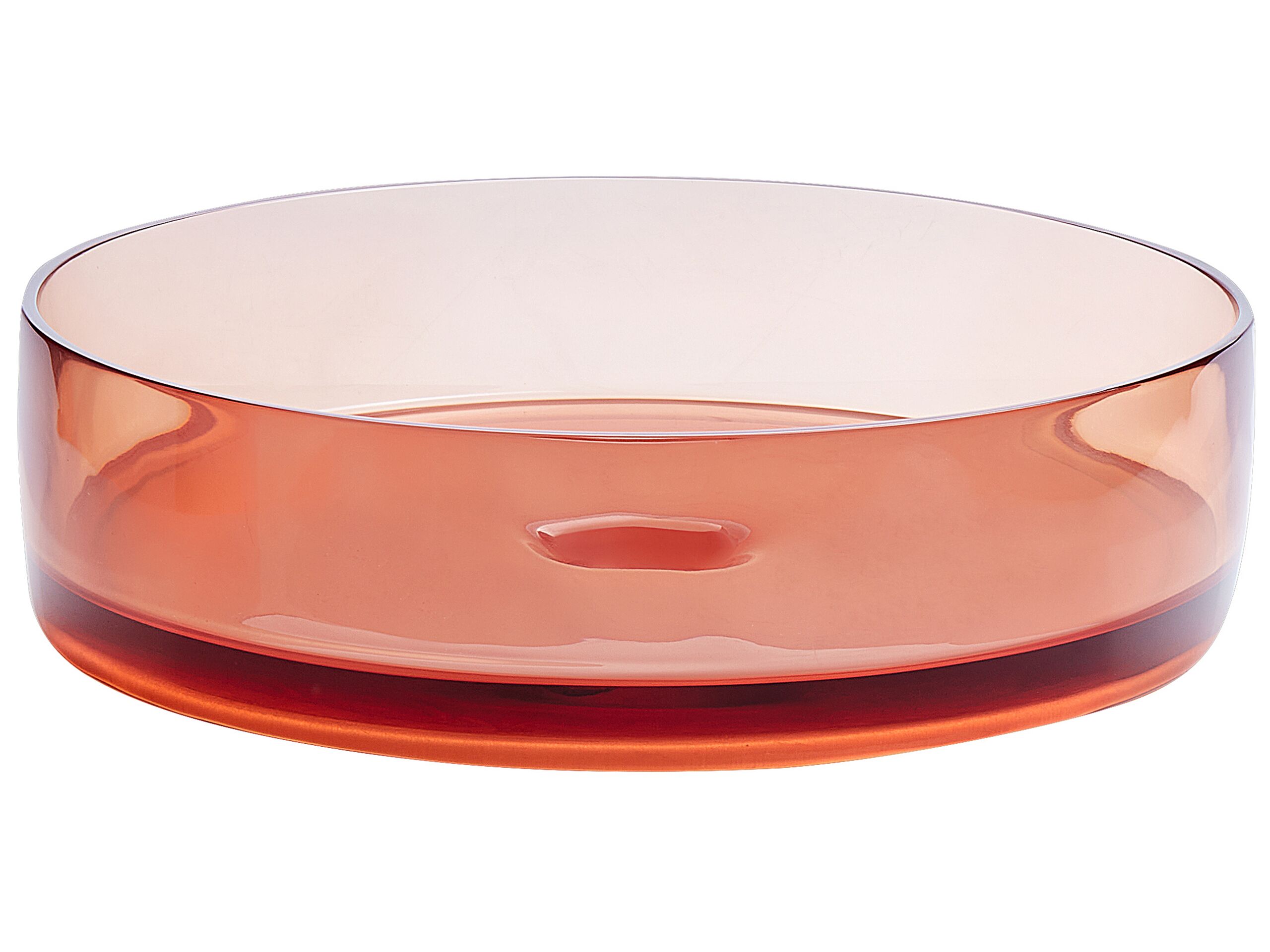 Round Countertop Basin âŒ€ 360 mm Red TOLOSA - Gemini Interiors