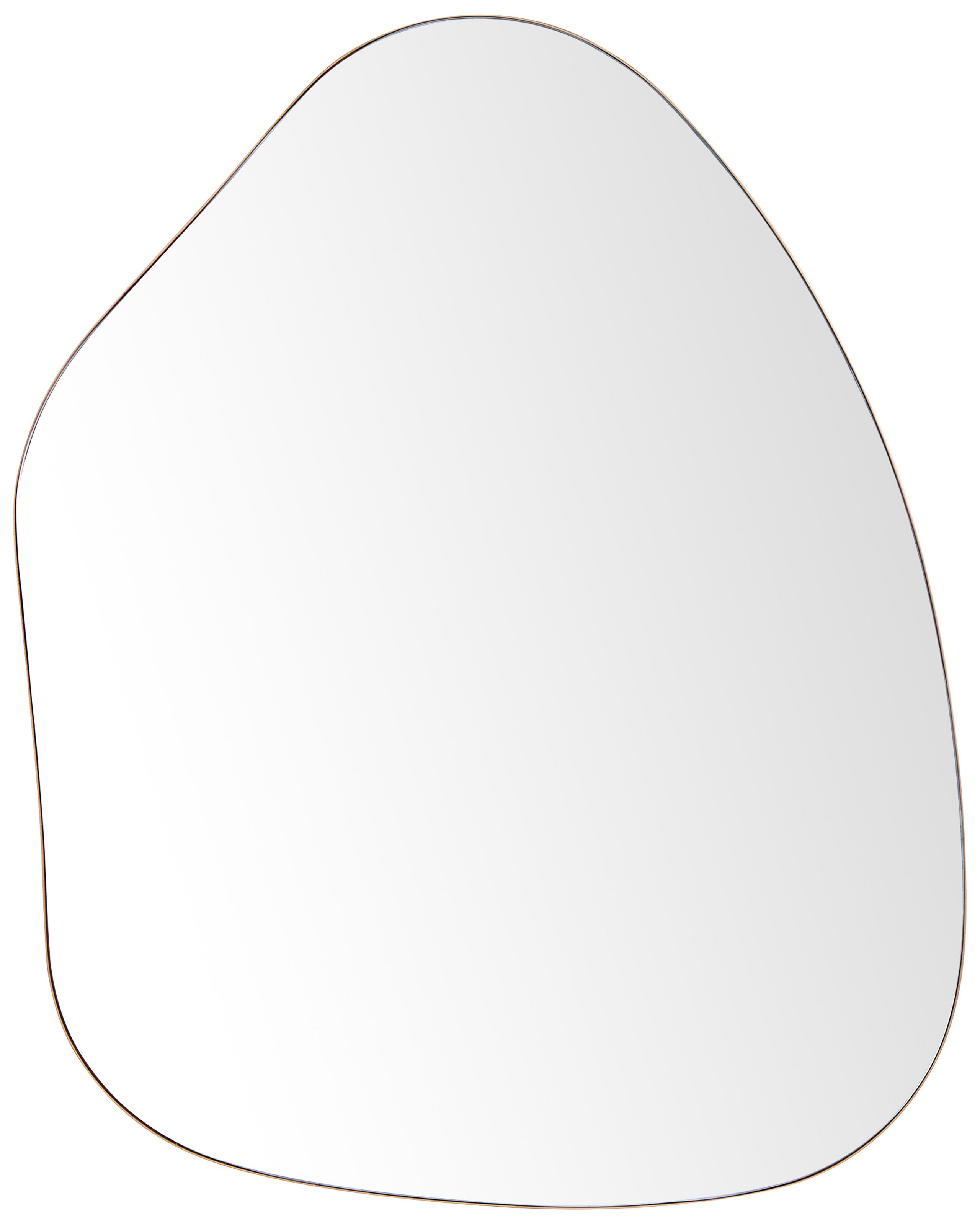 Metal Wall Mirror 70x92cm Gold - Gemini Interiors