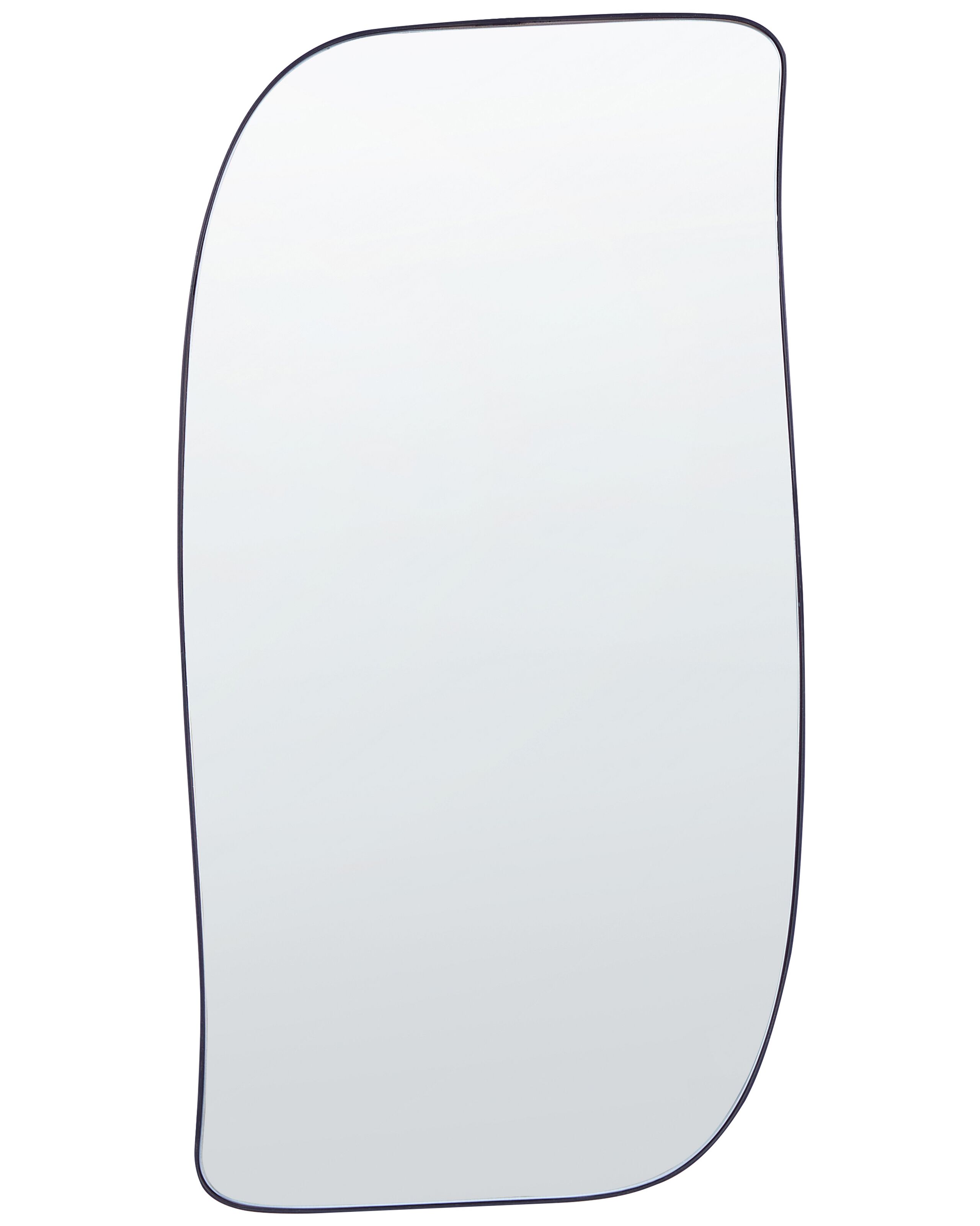 Metal Wall Mirror 37x70cm Black - Gemini Interiors