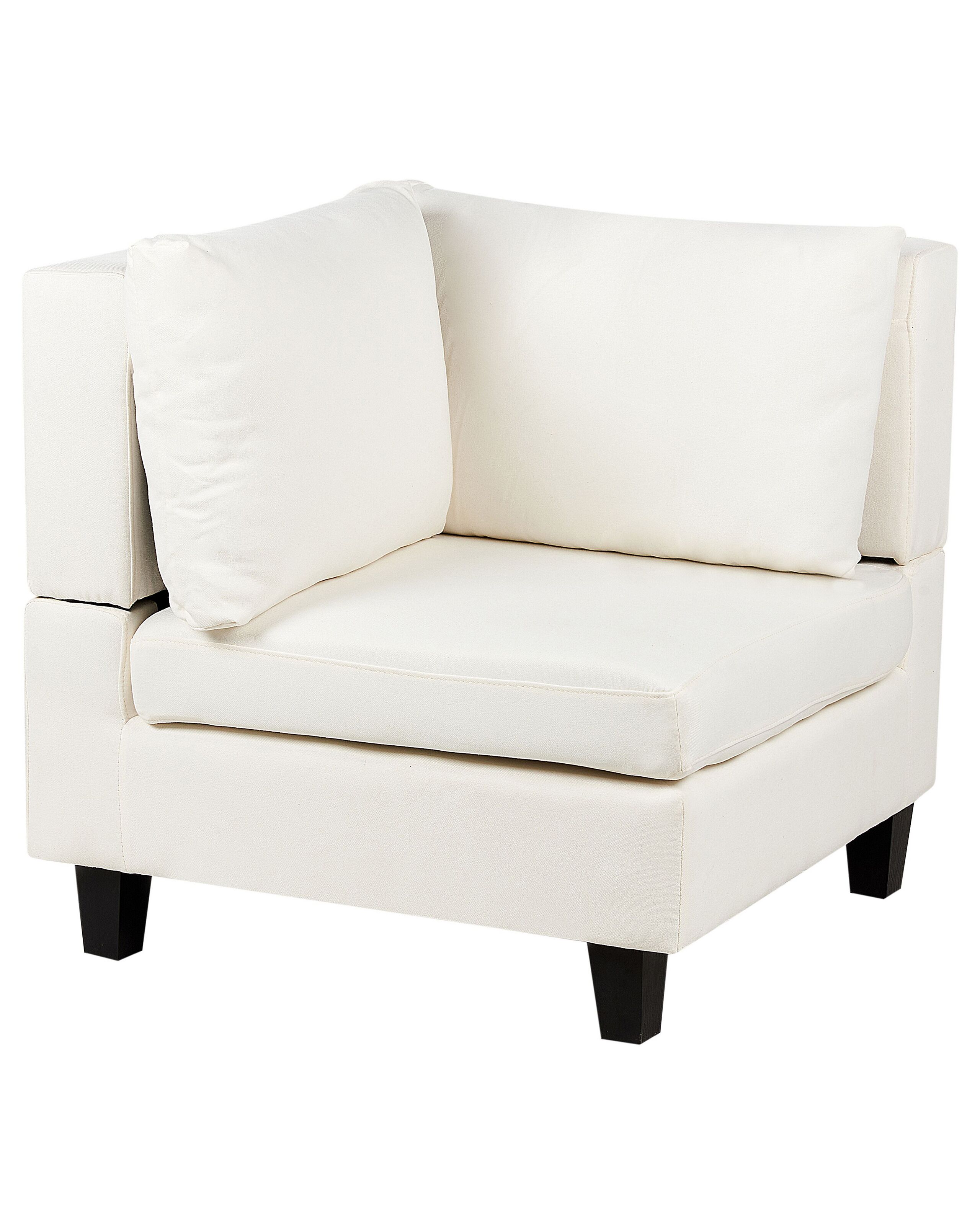 Fabric Corner Section White UNSTAD - Gemini Interiors
