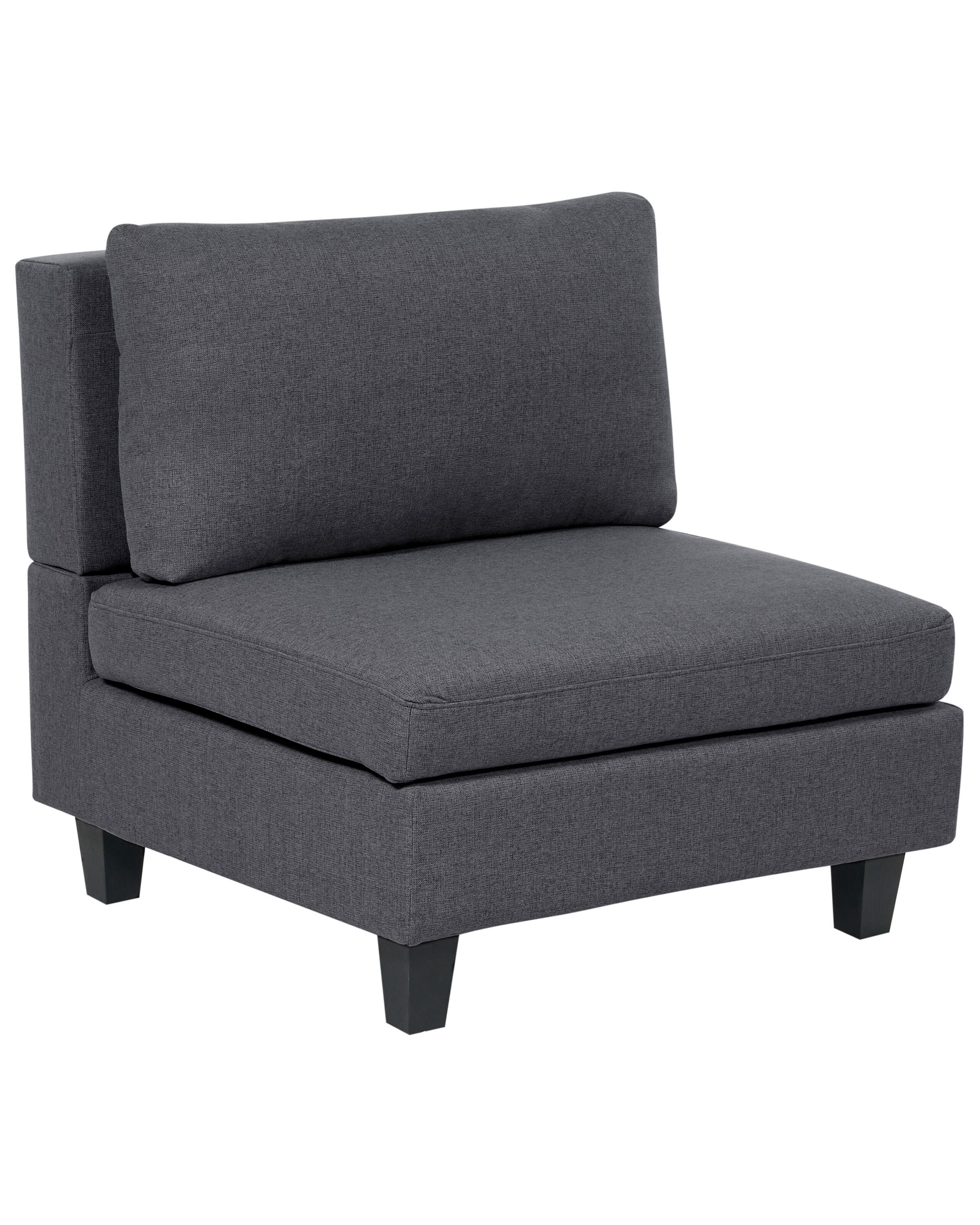 Fabric 1-Seat Section Dark Grey UNSTAD - Gemini Interiors