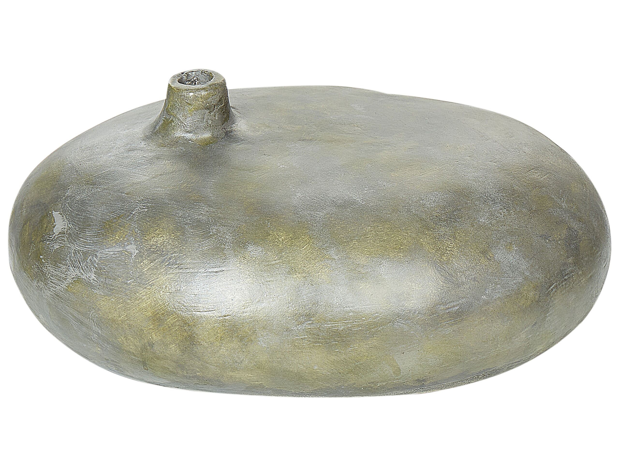 Terracotta Decorative Vase 15 Gold - Gemini Interiors