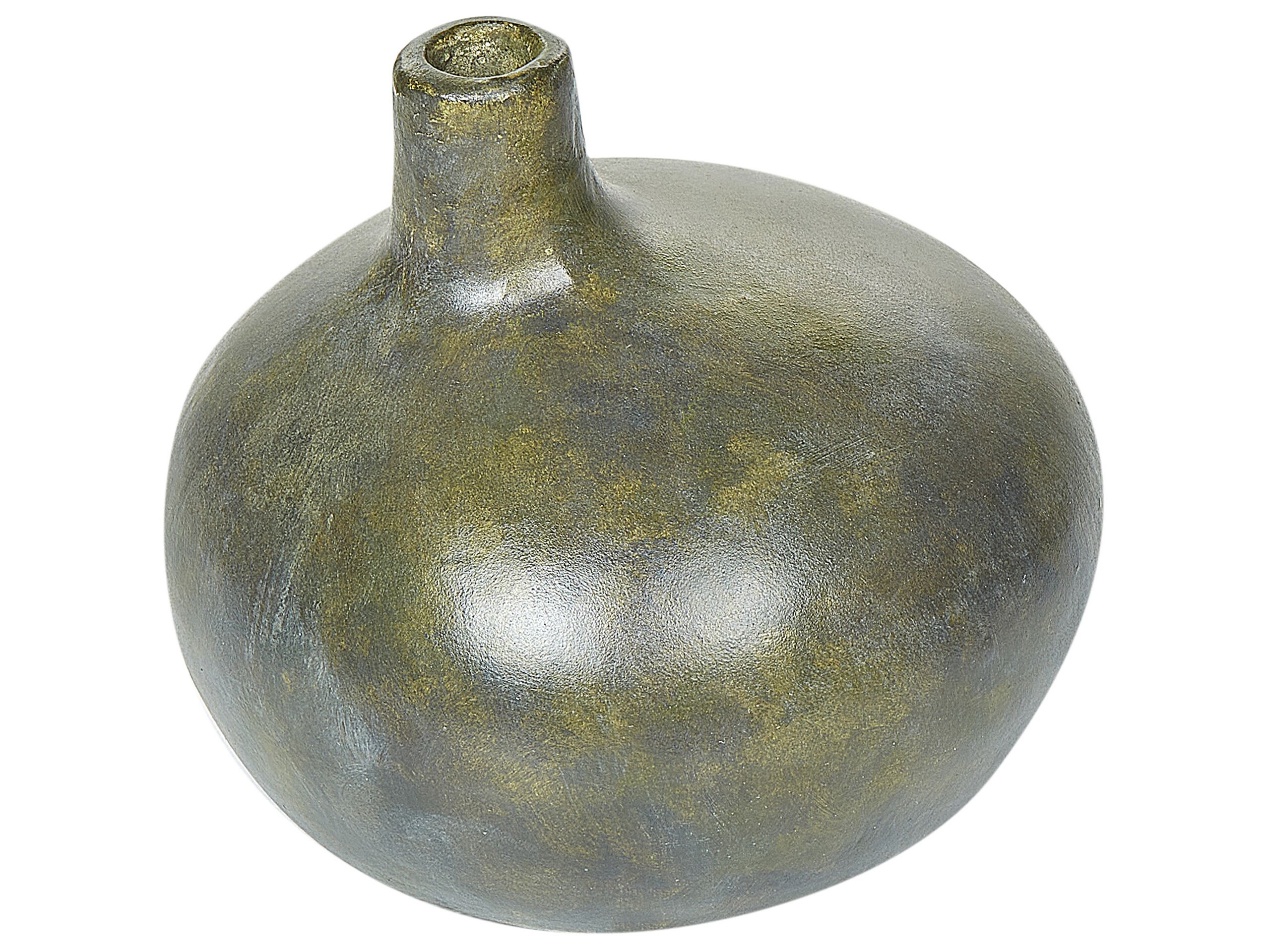 Terracotta Decorative Vase 18 Gold - Gemini Interiors