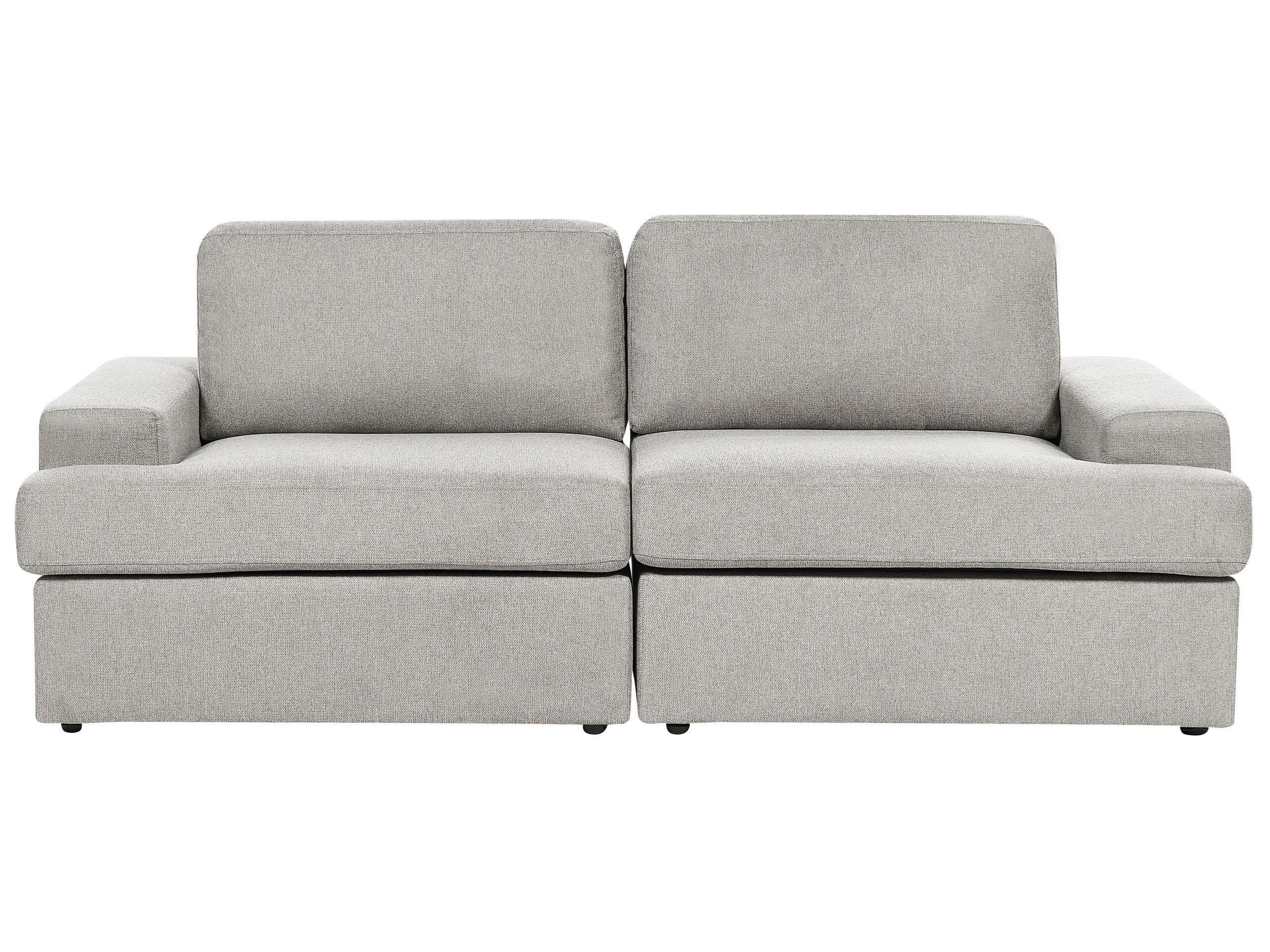 3 Seater Fabric Sofa Light Grey ALLA - Gemini Interiors