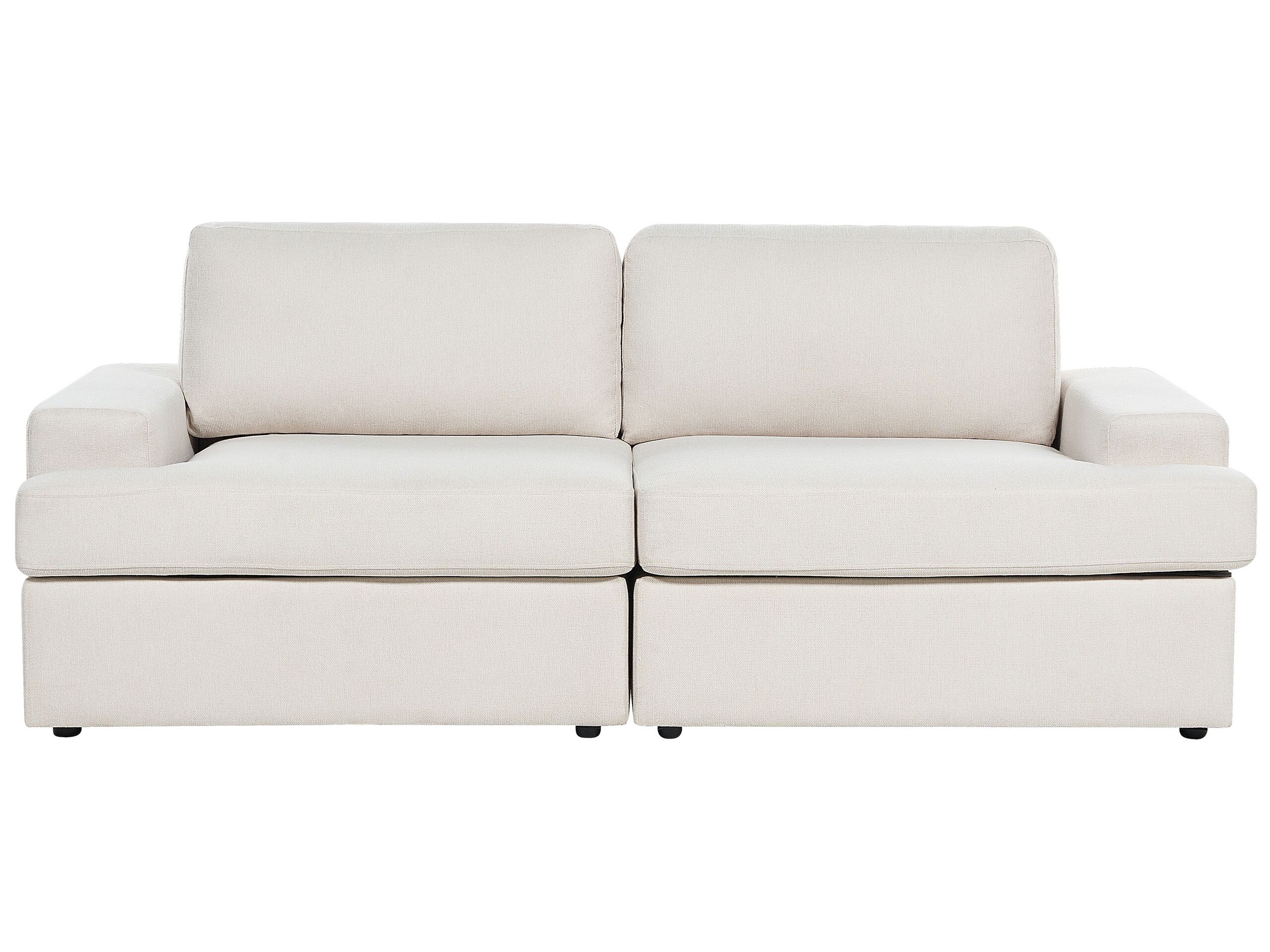 3 Seater Fabric Sofa Light Beige ALLA - Gemini Interiors