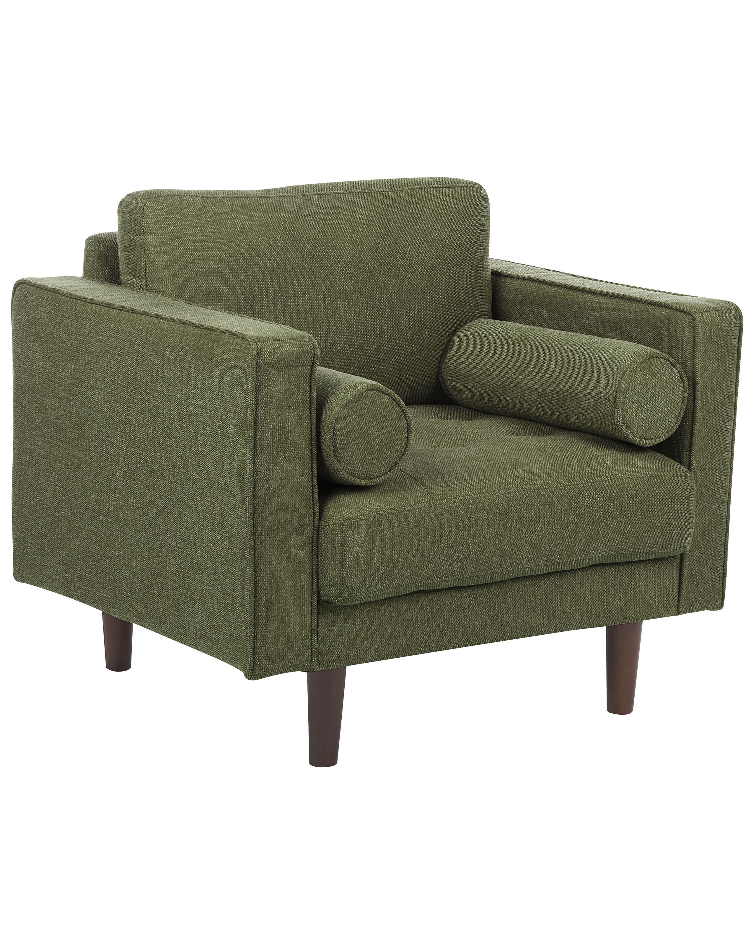 Fabric Armchair Green NURMO - Gemini Interiors
