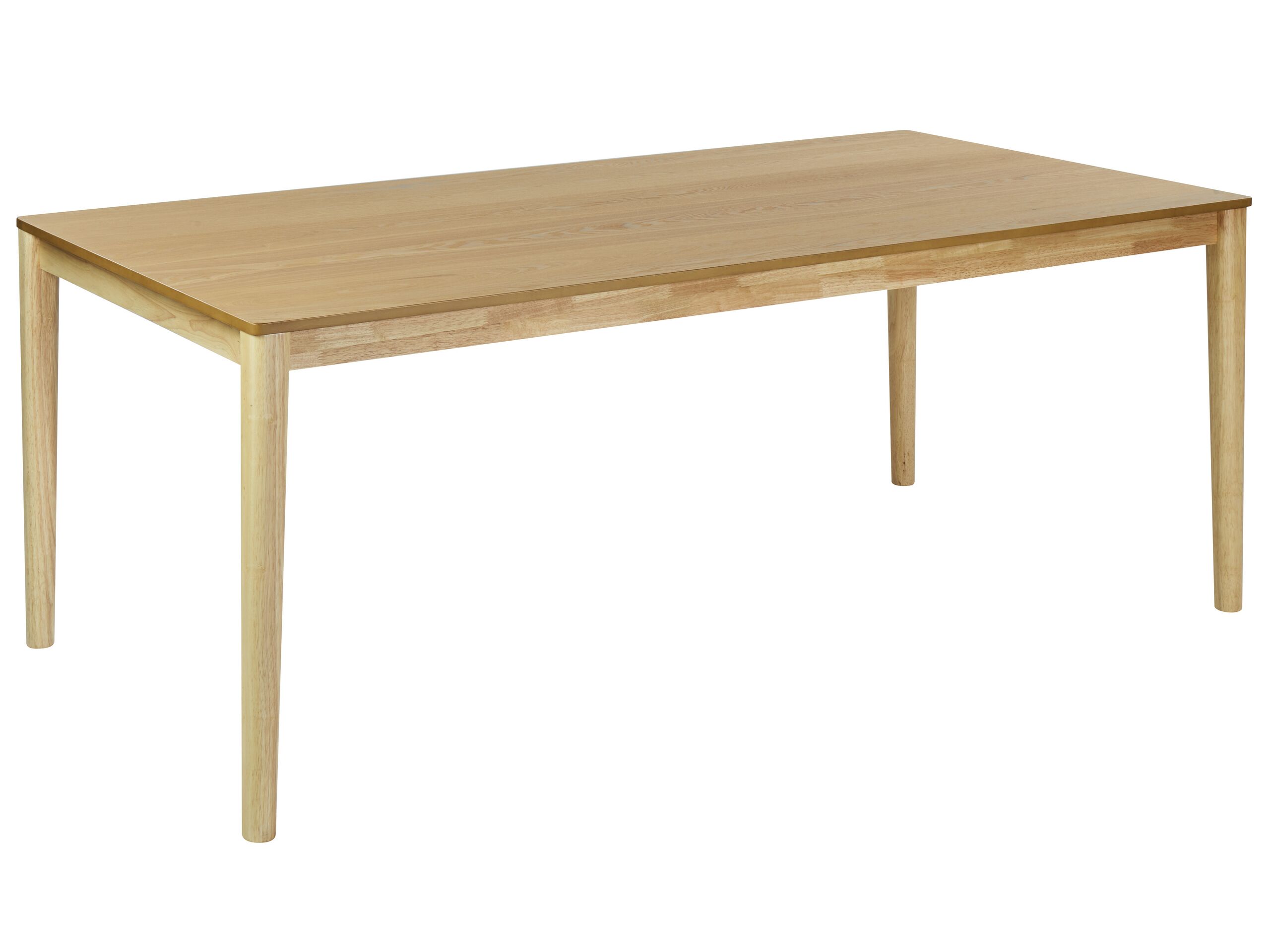 Dining Table 200 x 100 cm Light Wood ERMELO - Gemini Interiors