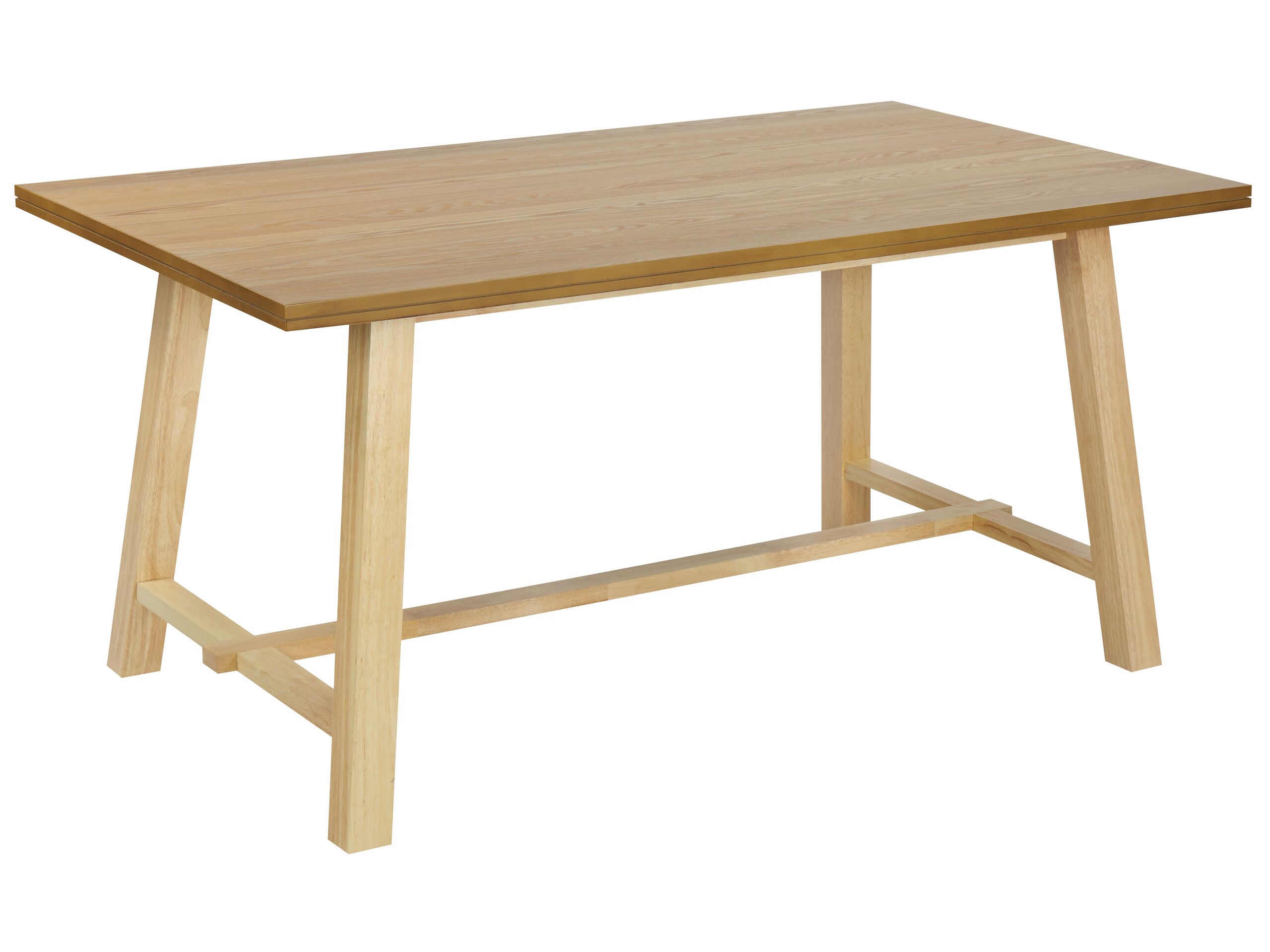 Dining Table 160 x 90 cm Light Wood BARNES - Gemini Interiors