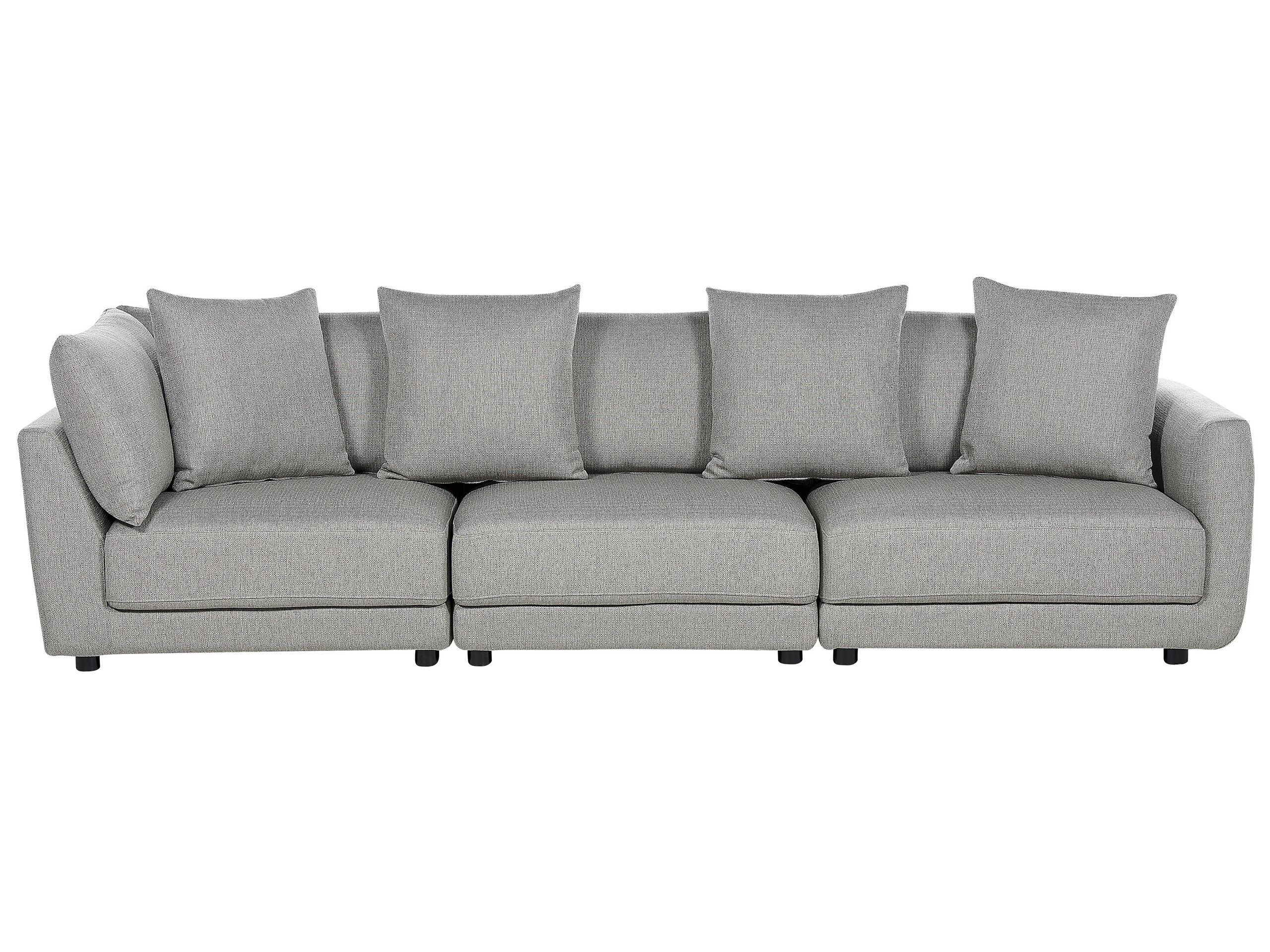 3 Seater Fabric Sofa Light Grey SIGTUNA - Gemini Interiors
